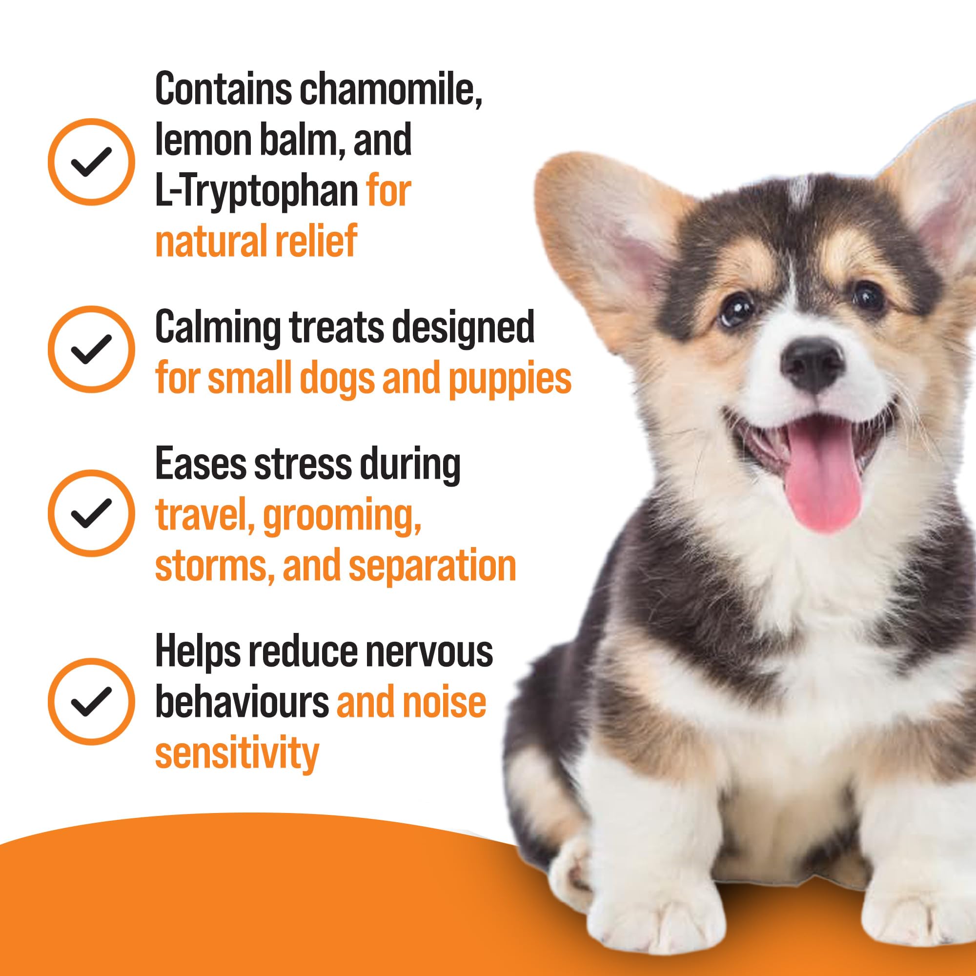 VETIQ Serene Calming Treats - Natural Anxiety Relief for Small Dogs & Puppies | 6 x 50g Bags 3