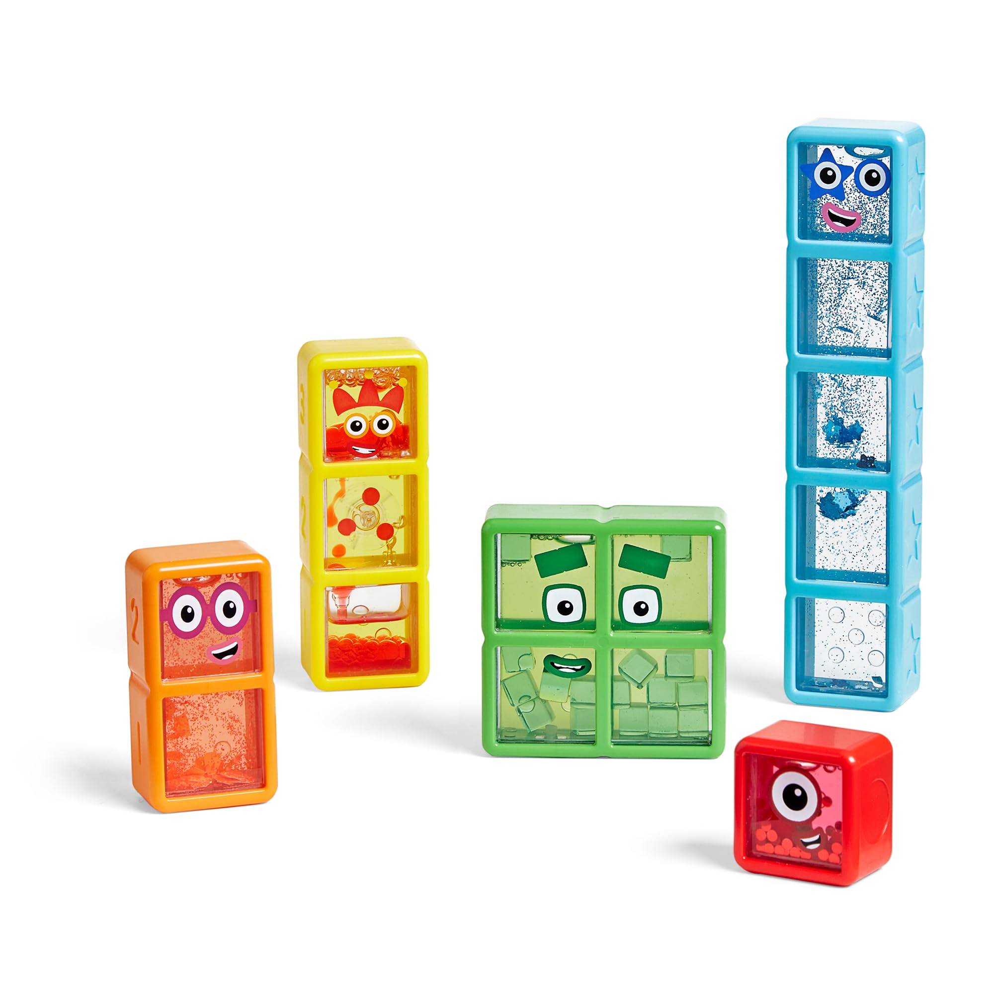 Learning Resources Numberblocks One to Five Sensory Bottles - Educational Fidget Toys for Ages 3+ 2