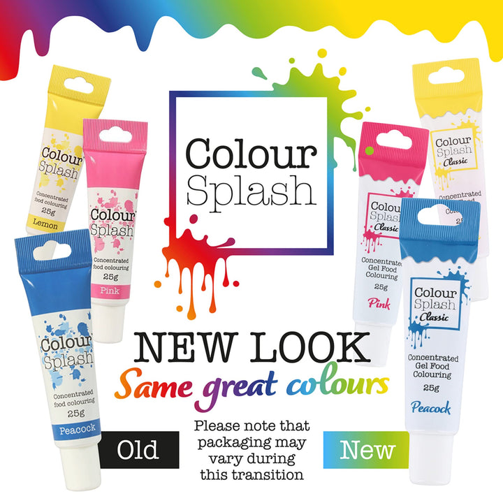 Colour Splash - Reds 5 Pack Food Colouring Gels, Highly Concentrated, Easy to Use Squeezy Tubes for Cakes & Icing