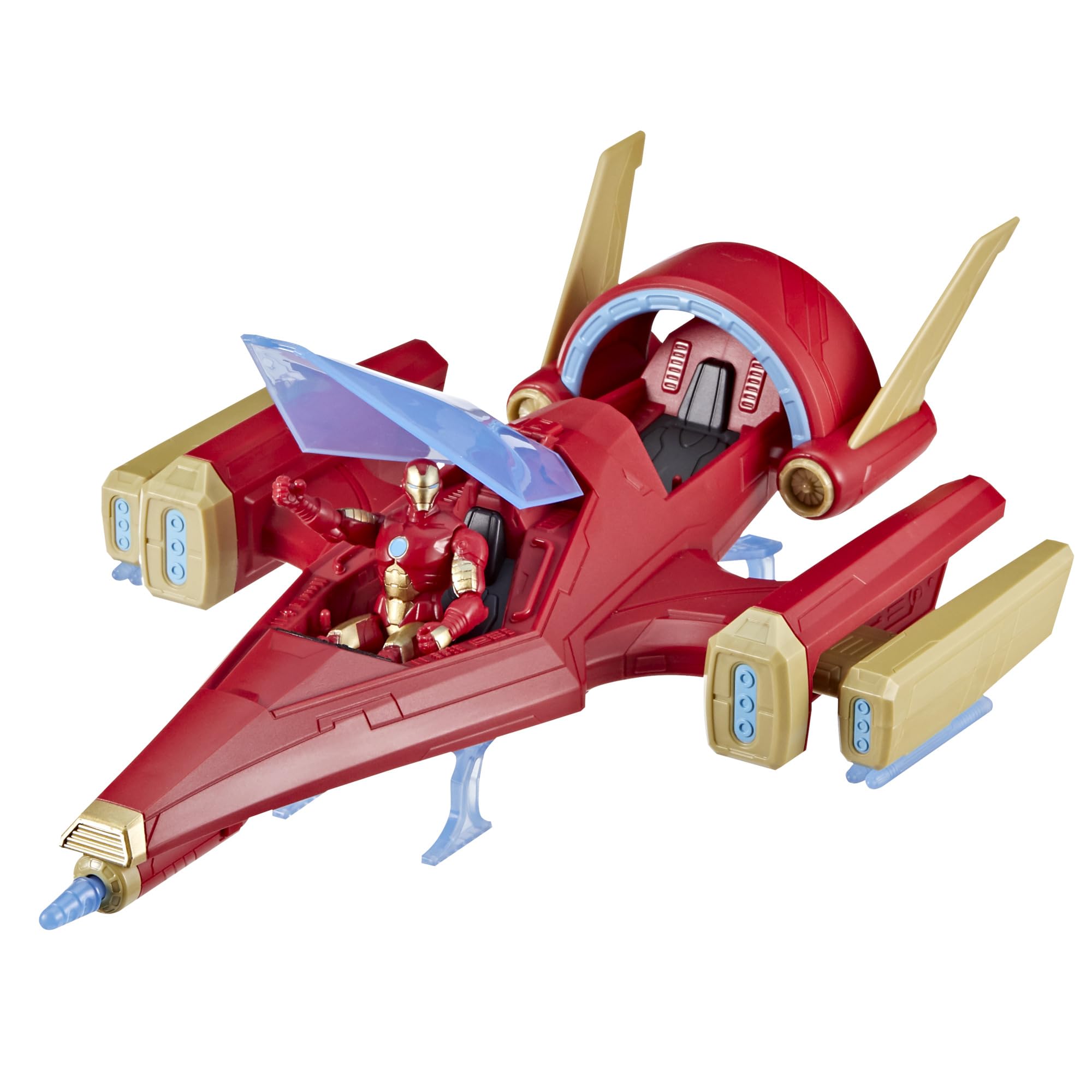 Hasbro Marvel Avengers Epic Hero Series Iron Man Repulsor Blast Battle Jet | 4-inch Figure