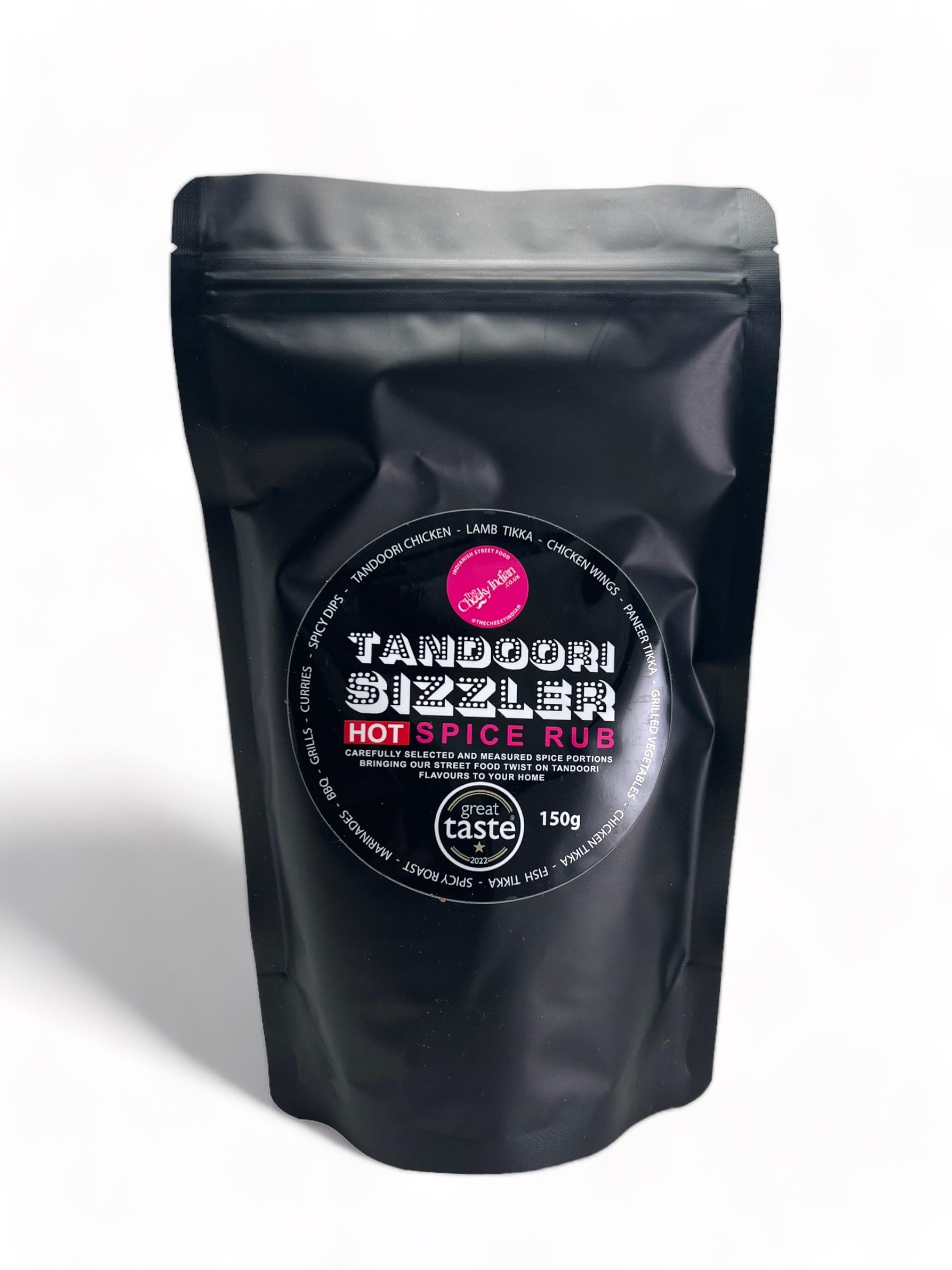 THE CHEEKY INDIAN - Tandoori Sizzler Hot Spice Rub 150g 1