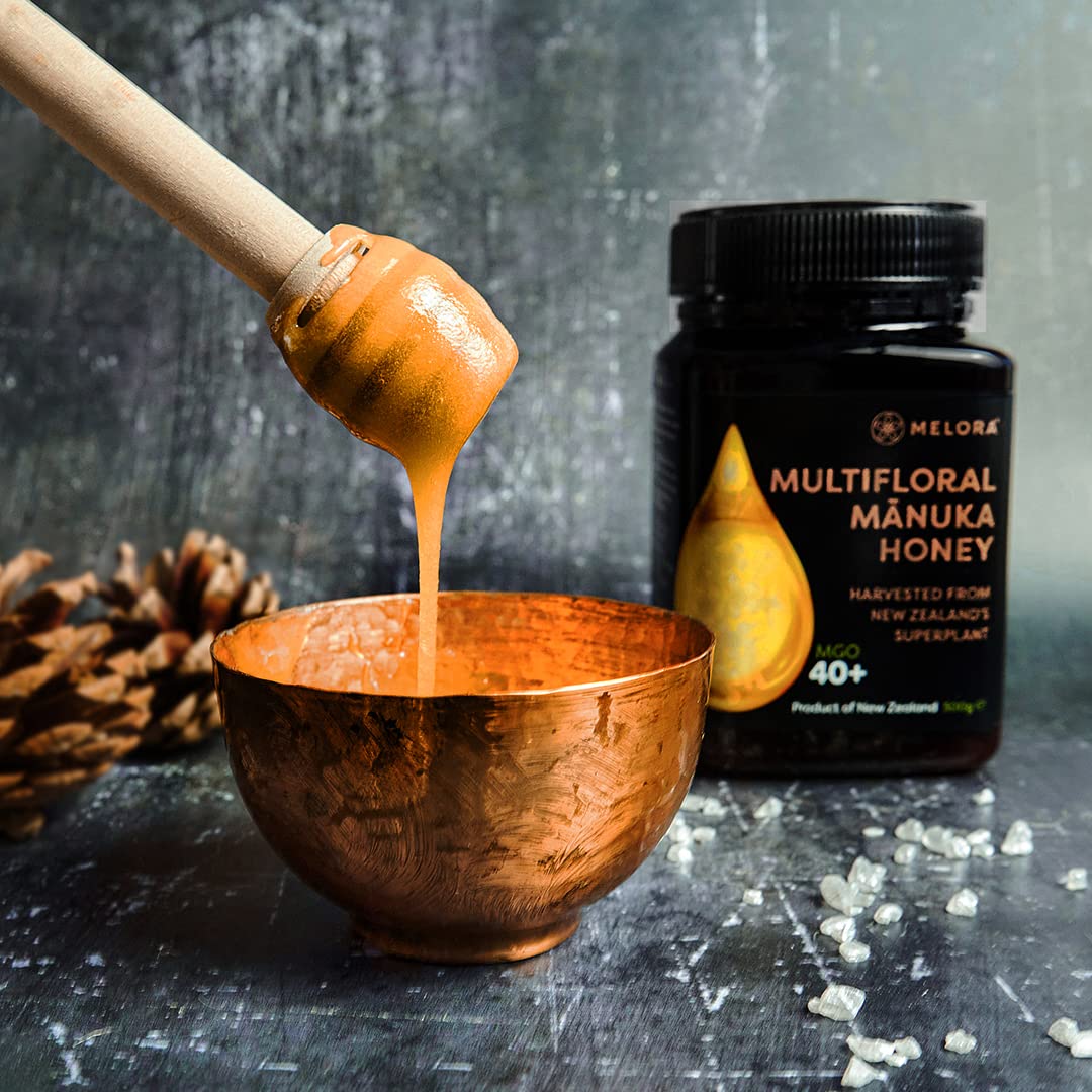 Melora Manuka Honey - 40 MGO | Pure & Traceable New Zealand Honey | 250g 2