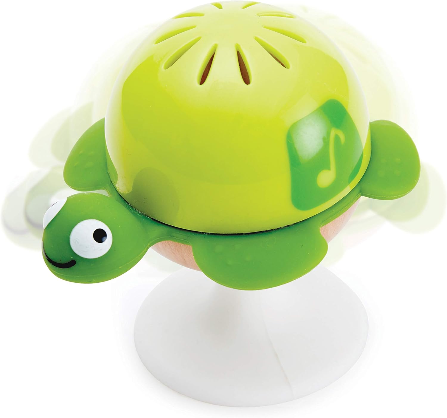 Hape Stay-Put Rattle Set - 3 Sea Animal Suction Rattles for Babies 7