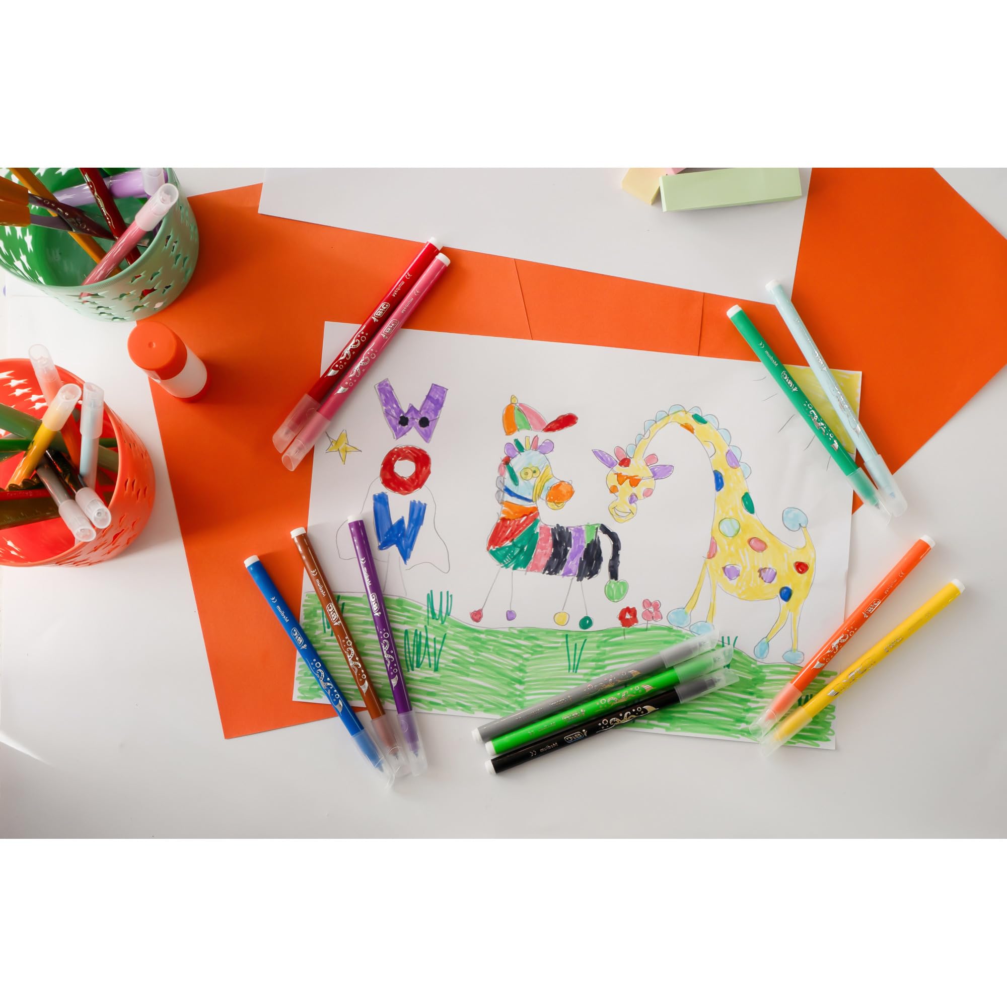 BIC Kids Kid Couleur Felt Tip Pens - Assorted Colors, 18-Pack Cardboard Wallet 5