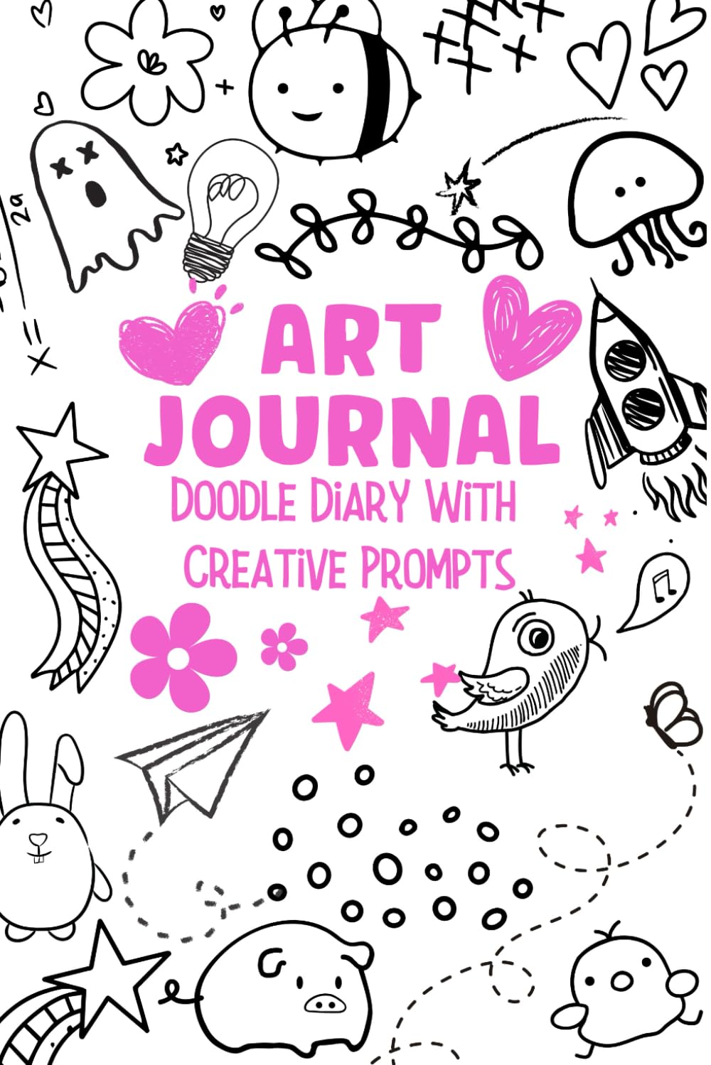 Annie Anson Art Journal - Creative Prompts for Drawing & Doodling | Paperback | 140 Pages 1
