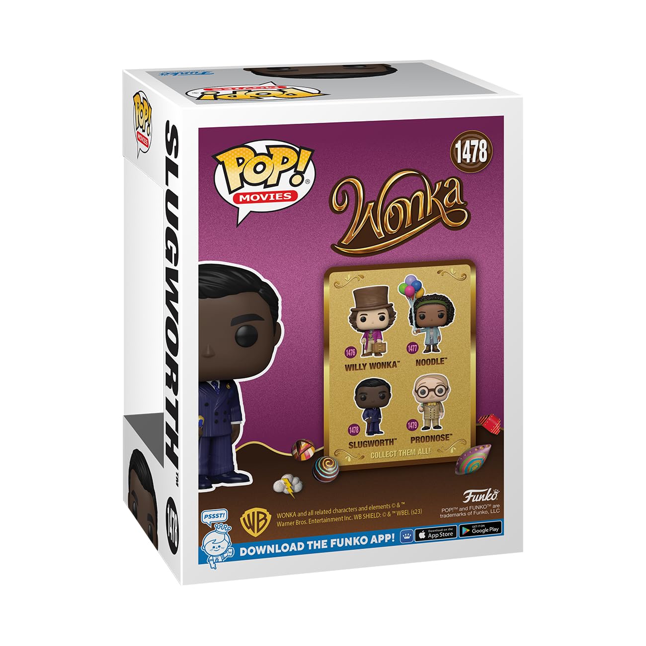 Funko Willy Wonka - Chibi Character Vinyl Figure | 3.75 Inch | Vinyl 3