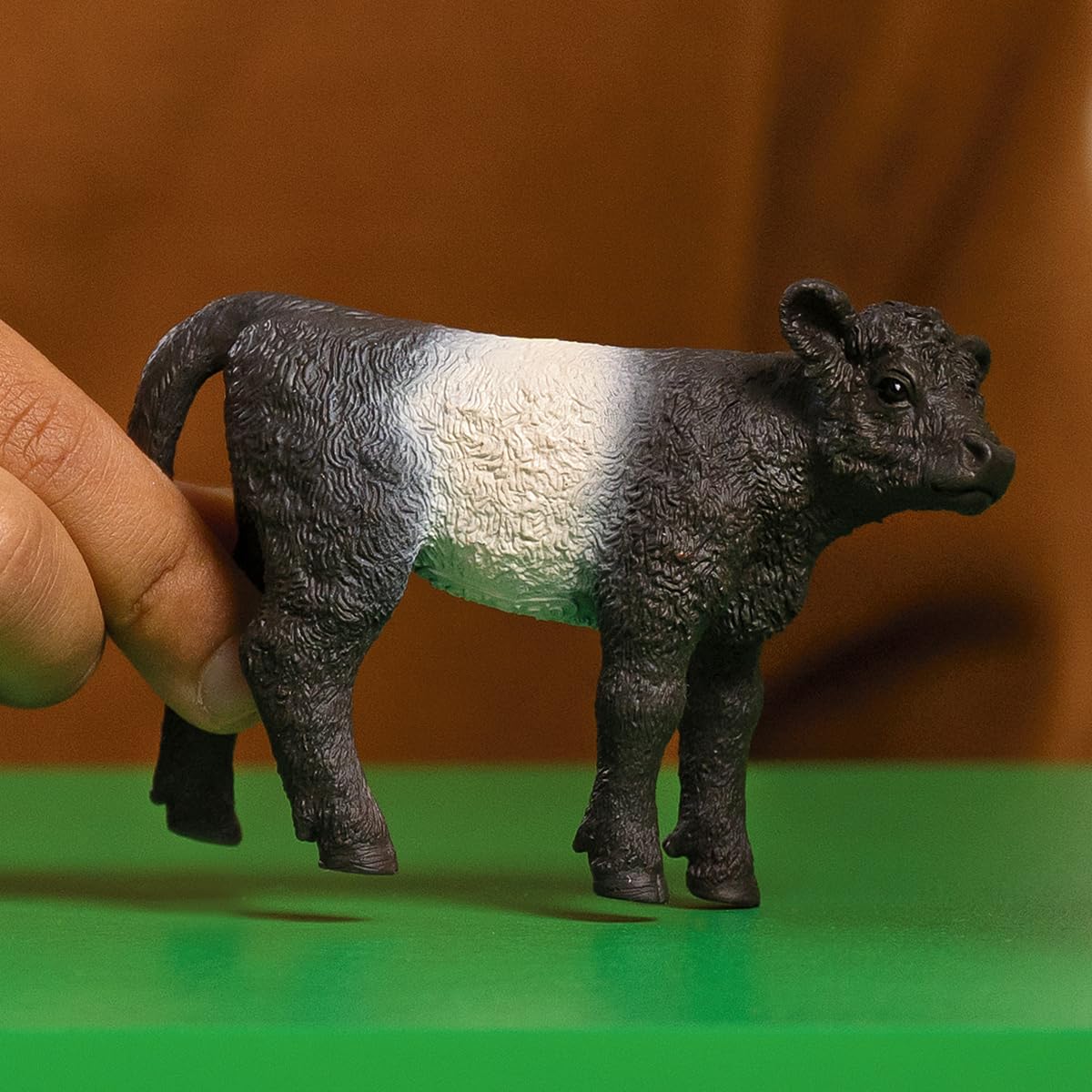 Schleich FARM WORLD Galloway Calf Figurine 13969 | Ages 3+ | Black PVC