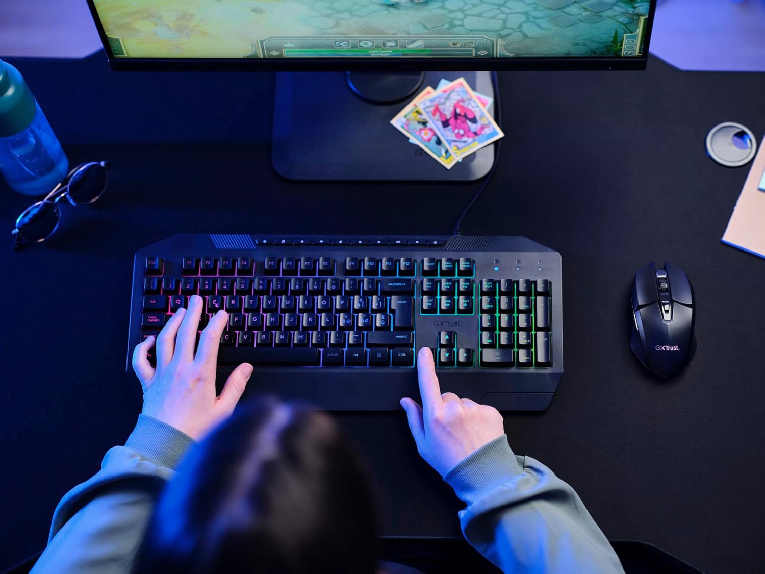 Trust Gaming GXT 110 Felox Rechargeable Wireless Gaming Mouse – 80H Battery, 800-4800 DPI, RGB LED, 6 Buttons 9