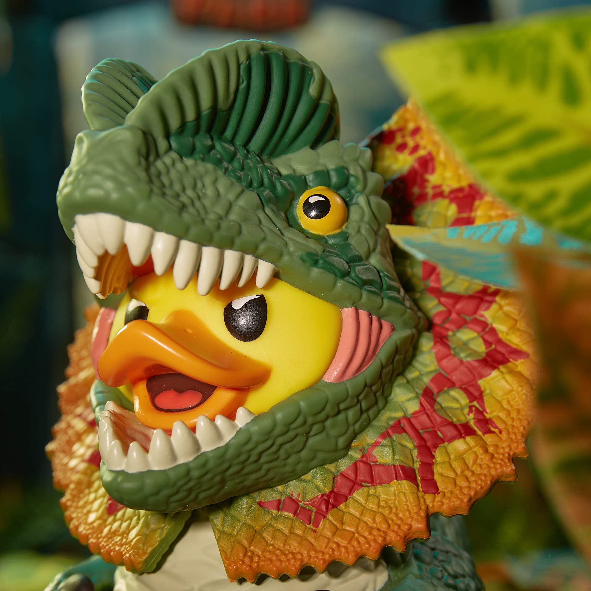 TUBBZ Boxed Edition: Jurassic World Rebirth - Dilophosaurus Rubber Duck Vinyl Figure 10
