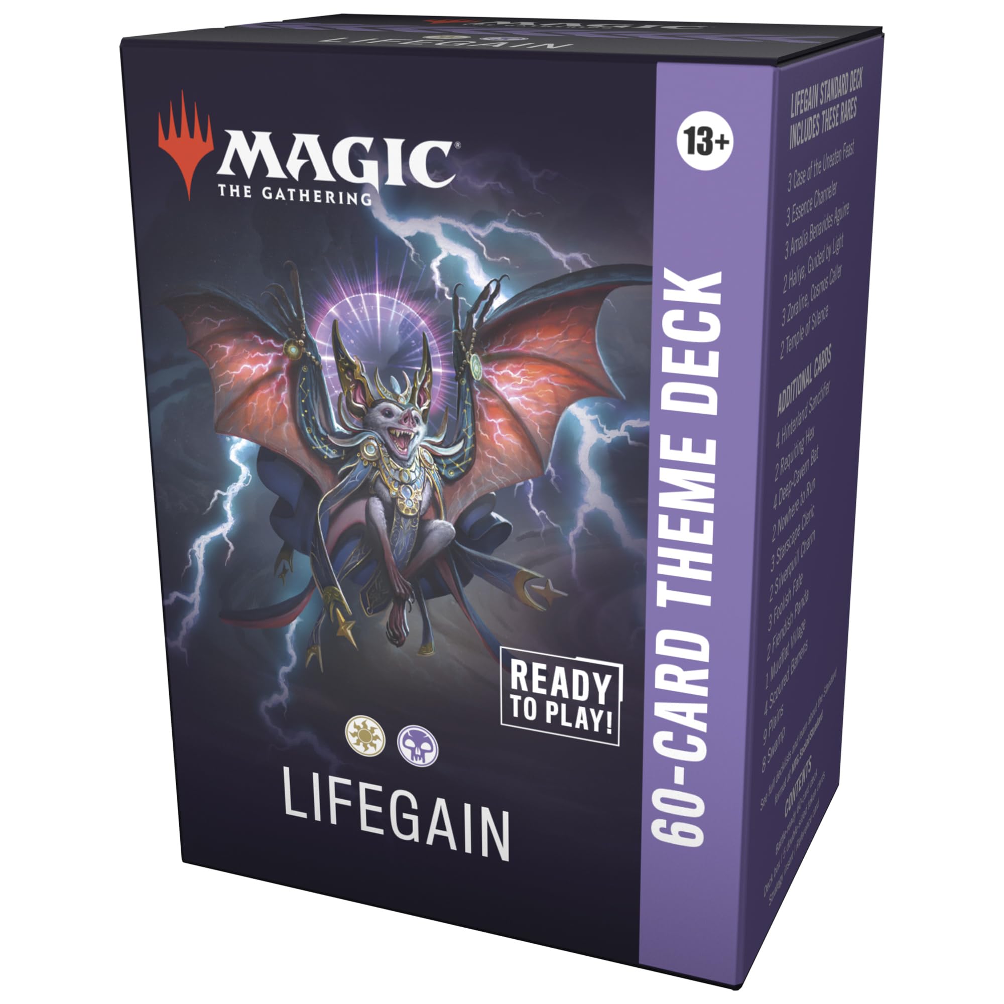Magic: The Gathering - 60-Card Lifegain Theme Deck | Standard Edition | Multicolor