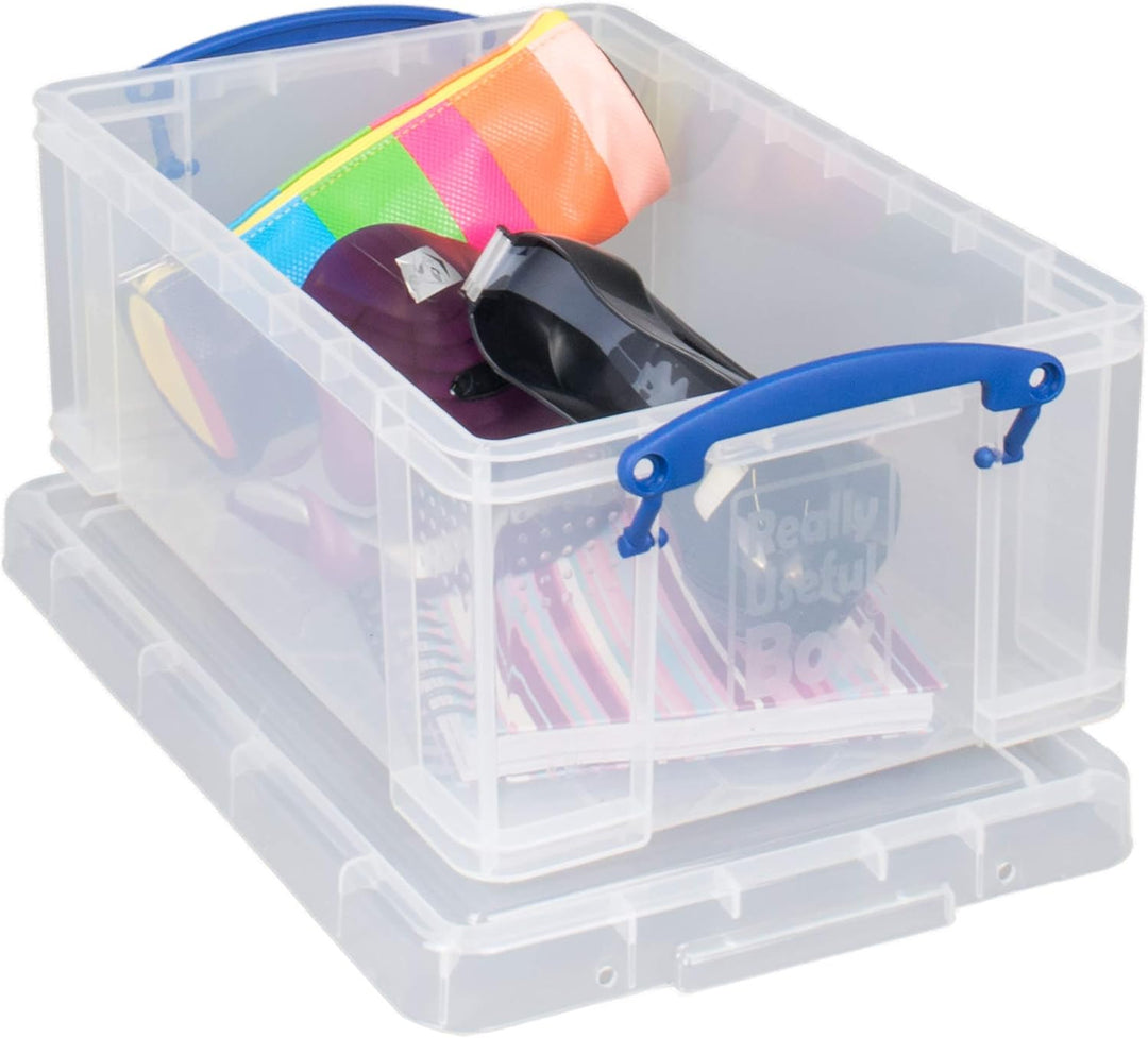 Really Useful 9 Litre Plastic Storage Box - Clear (1999) - DVD Standard Packaging (Region 2)