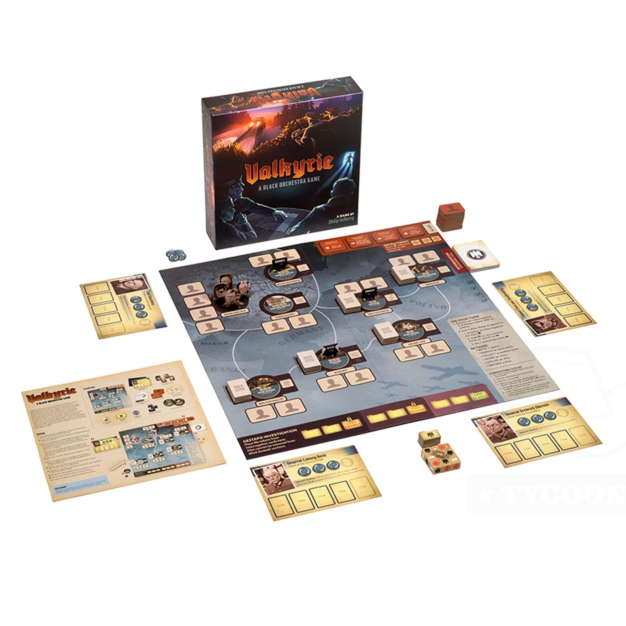 Starling Games Valkyrie: A Black Orchestra Game | Wargame | 4 Players | 30 Minutes 7