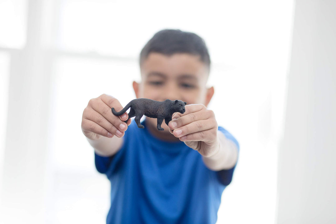 Schleich 14774 Black Panther - Individually Hand-Painted Animal Figure