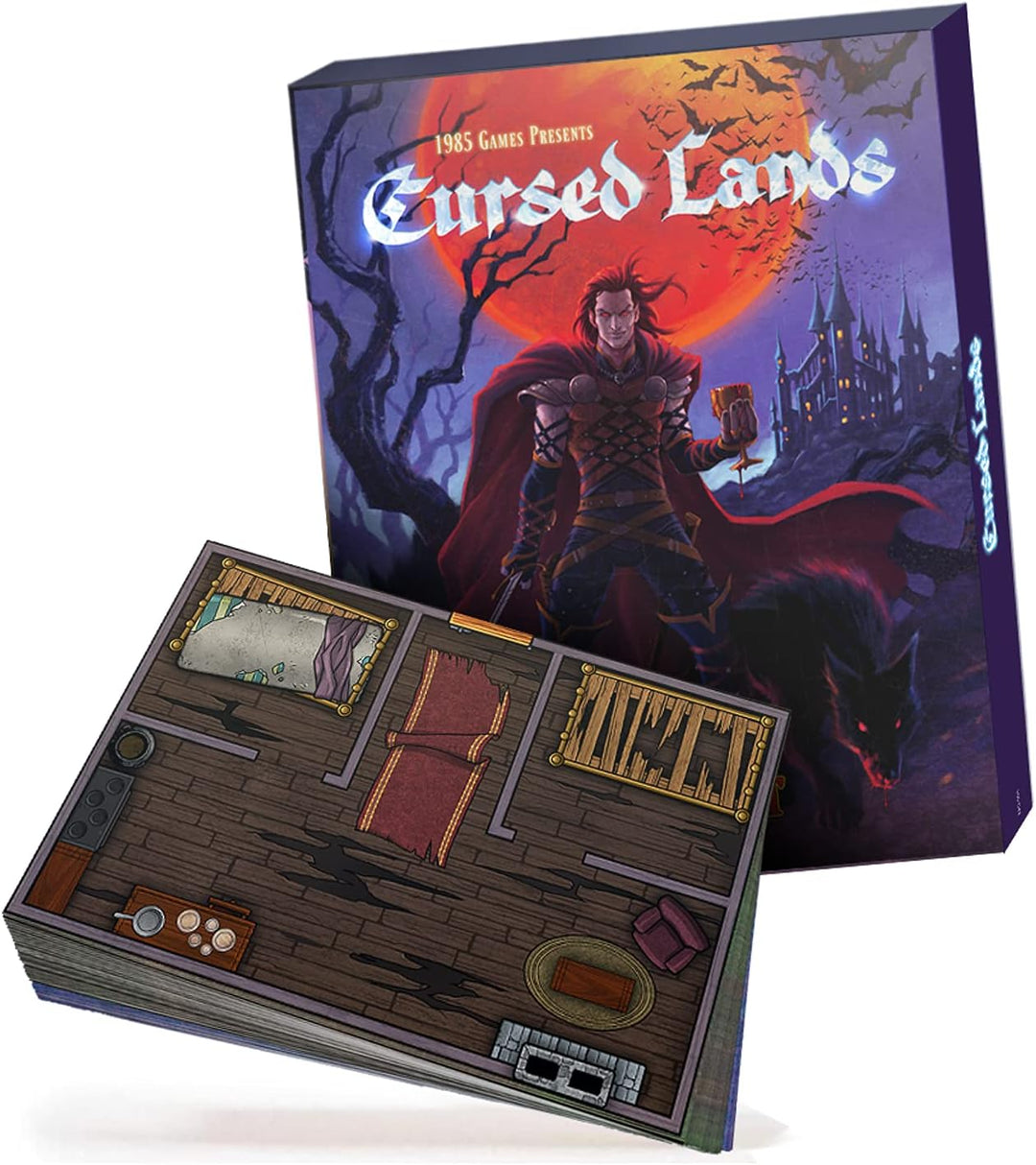 DUNGEON CRAFT Dungeon Craft: Cursed Lands Board Game - 1000+ Fantasy Tabletop Roleplaying Game (198585G-004)