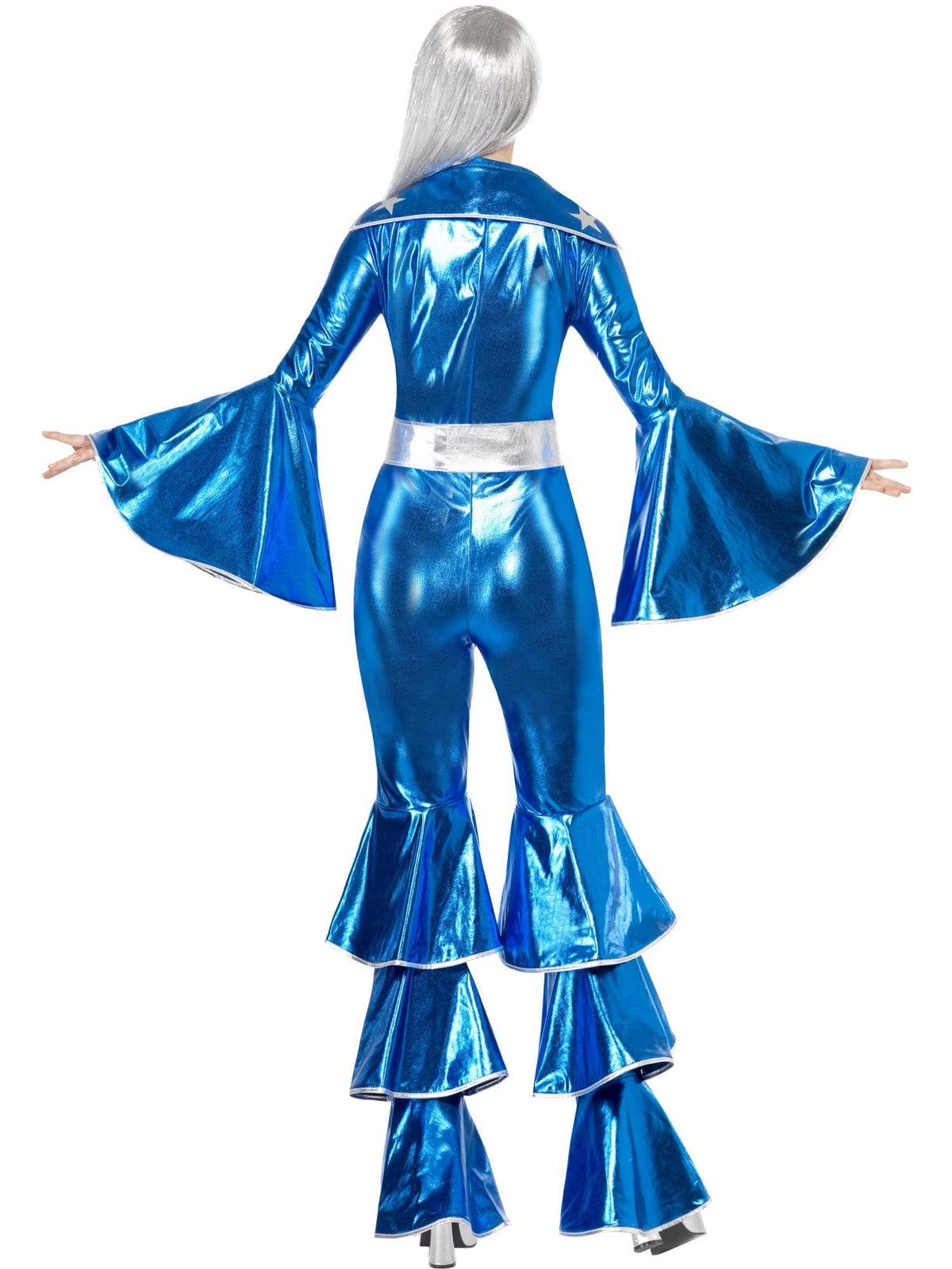 Smiffys 1970s Dancing Dream Costume - Blue, Small, UK 8-10