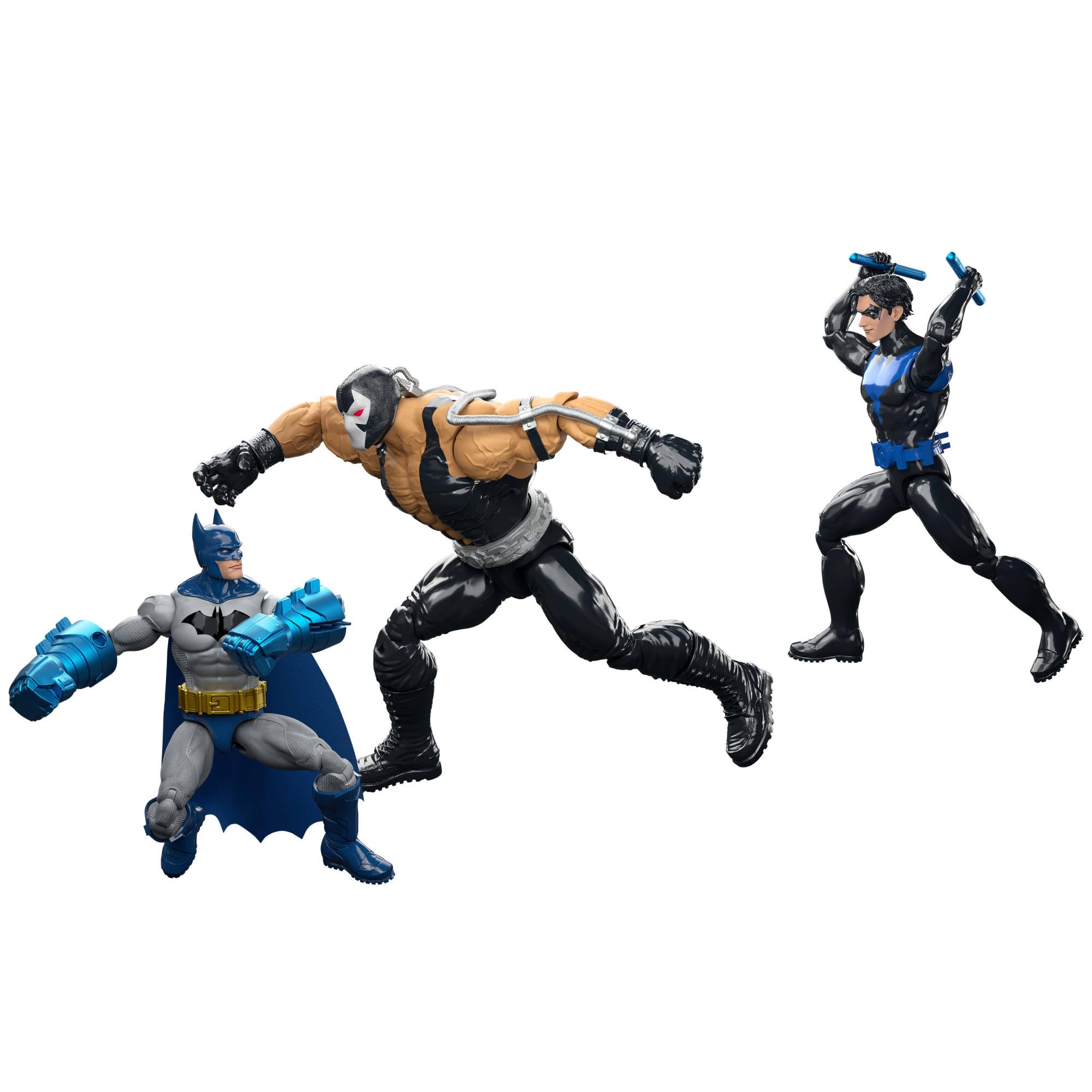 Mattel DC Premier 6.5-inch Action Figures - Batman, Nightwing & Bane | Ages 4+