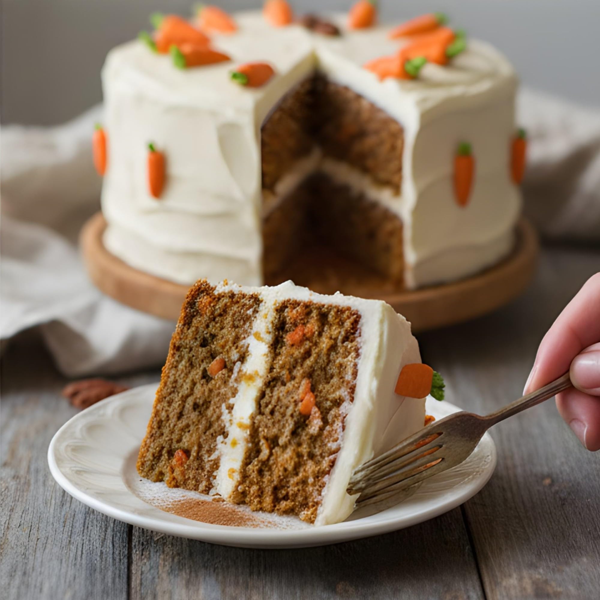 Culpitt Carrot Sugar Pipings - 12 Pack Edible Cake Decorations | Royal Icing | Vegetarian & Coeliac Safe 3