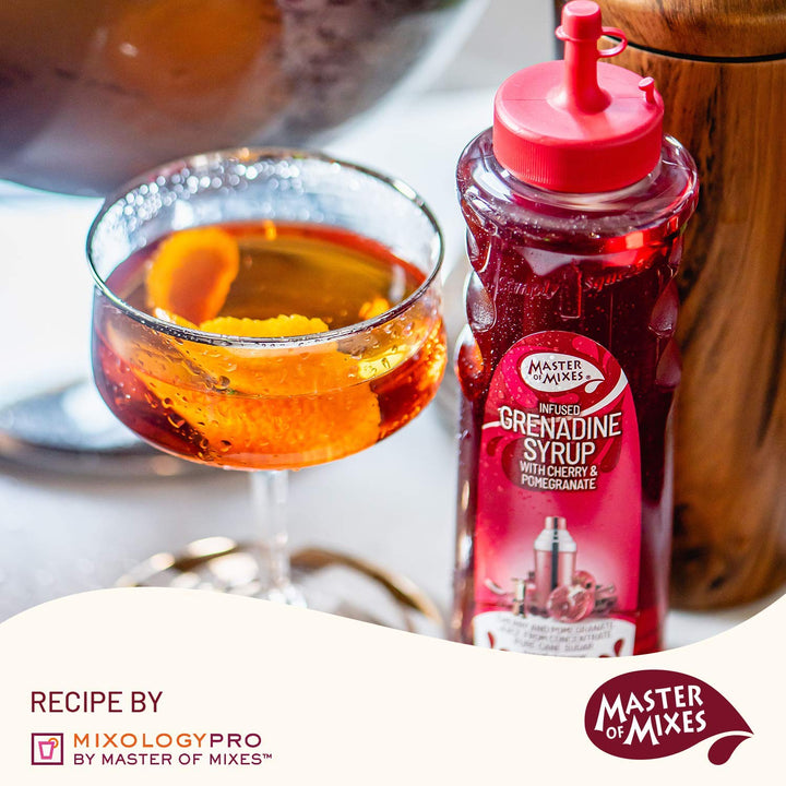 Master of Mixes Cocktail Essentials Grenadine Syrup - Pomegranate Cherry Blend, 375ml