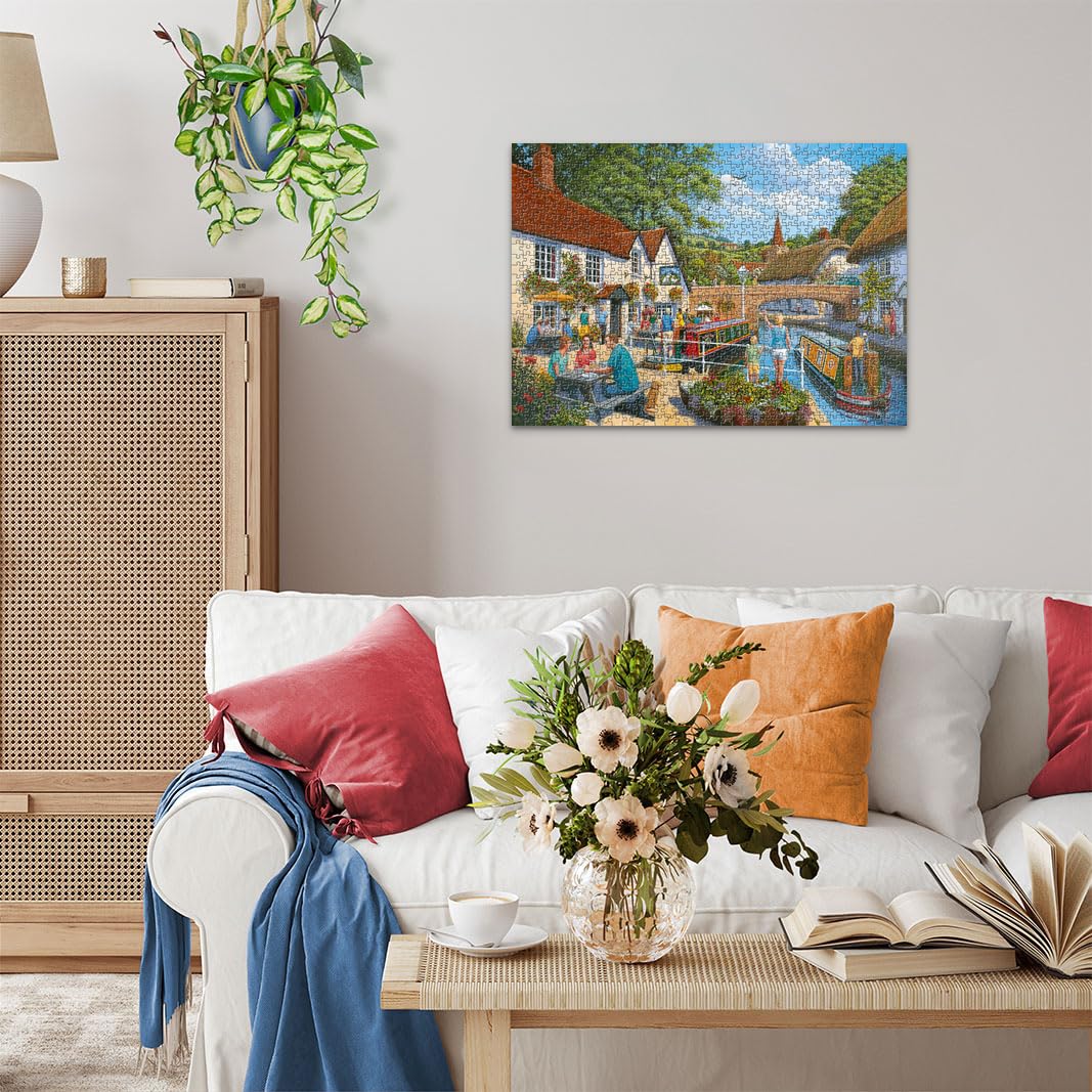 Ravensburger Waterside Tavern 1000 Piece Jigsaw Puzzle for Adults & Kids 3