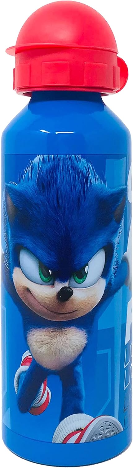 GIOVAS - Sonic The Hedgehog Kids Aluminum Water Bottle 520ml