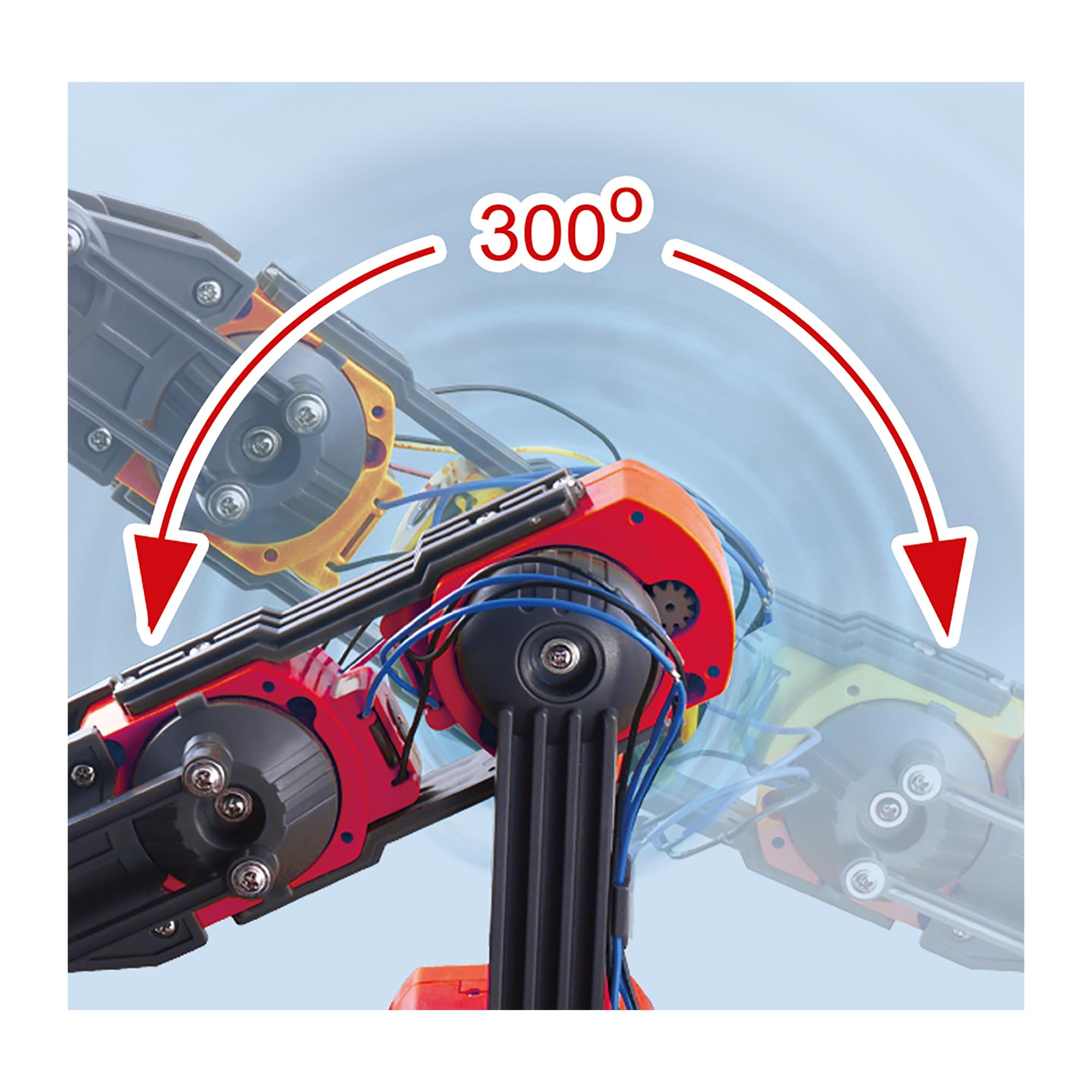 Machine Works MWRA01 Build Your Own Robotic Arm Kit - Wireless Controlled Metal Robot for Ages 10+ 17