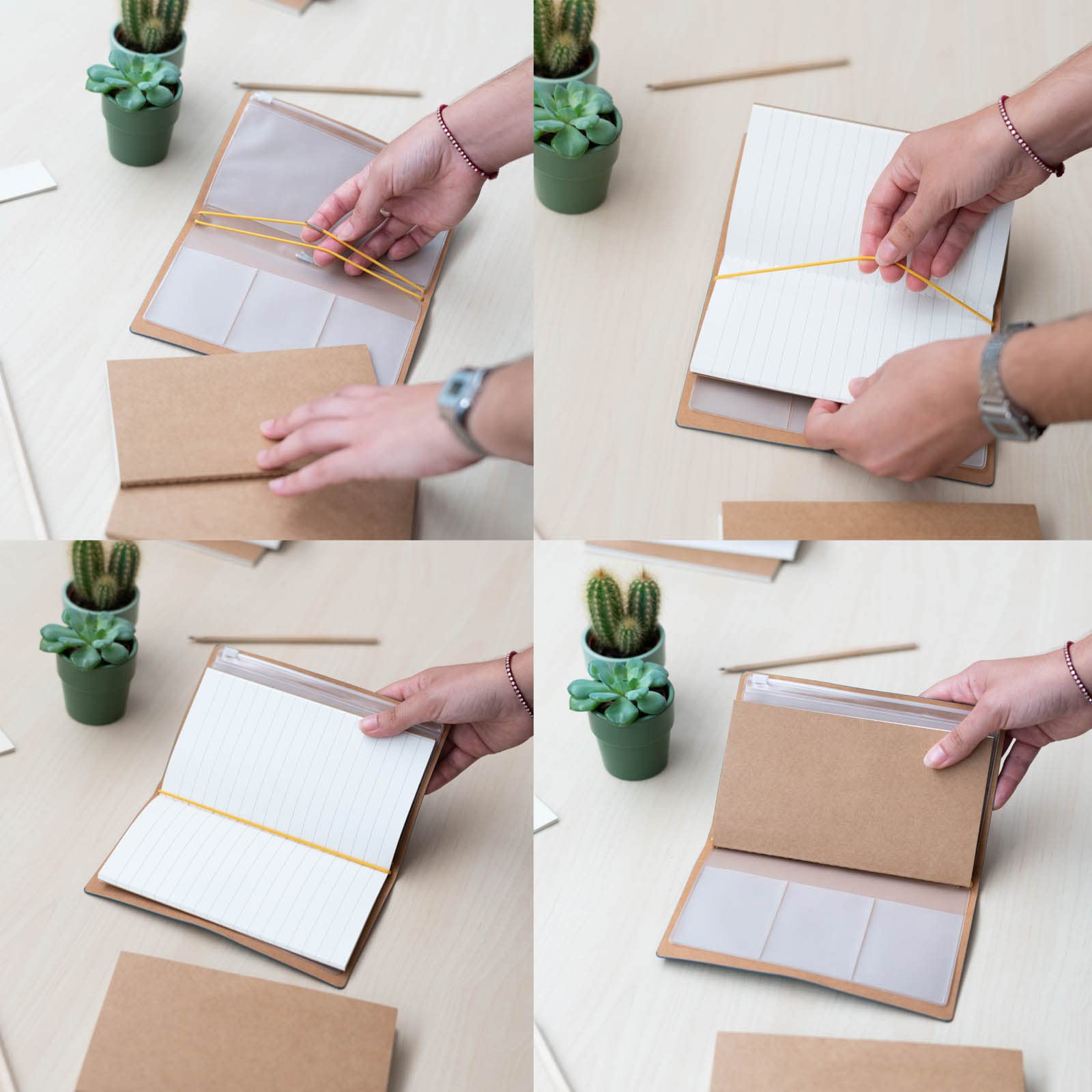 Grupo Erik Travel Journal Refill - Lined & Dotted Note Pads | 7.3 x 4 inches | 80 gsm 4