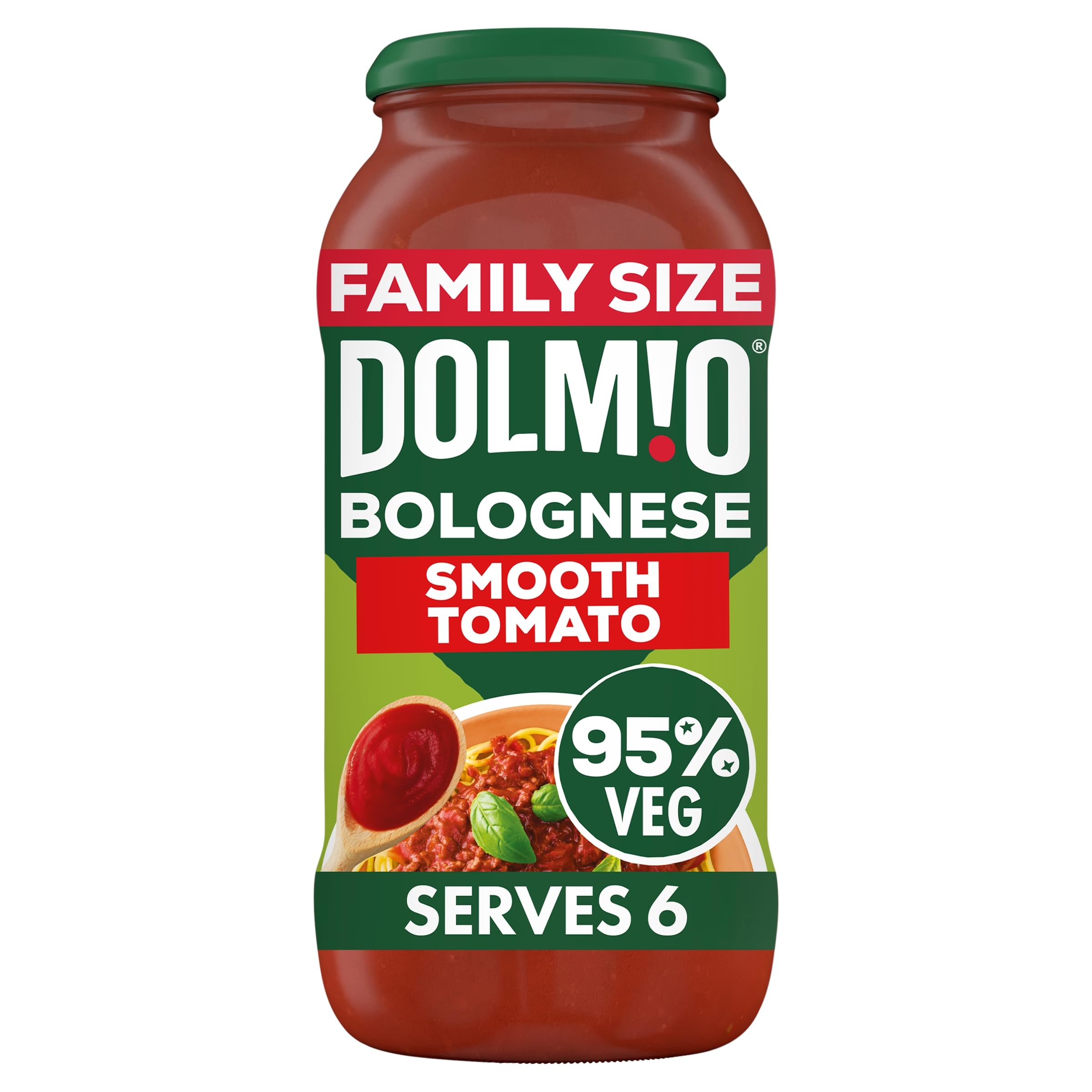 Dolmio Bolognese Smooth Tomato Pasta Sauce - Family Size 675g | 1 of 5 a Day