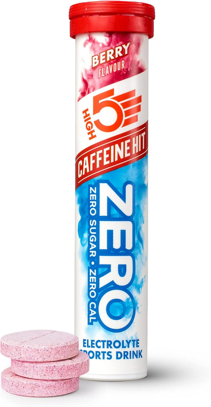 HIGH5 ZERO Caffeine Hit Electrolyte Tablets, Hydration Tablets Enhanced with Vitamins (106995002056GBR)