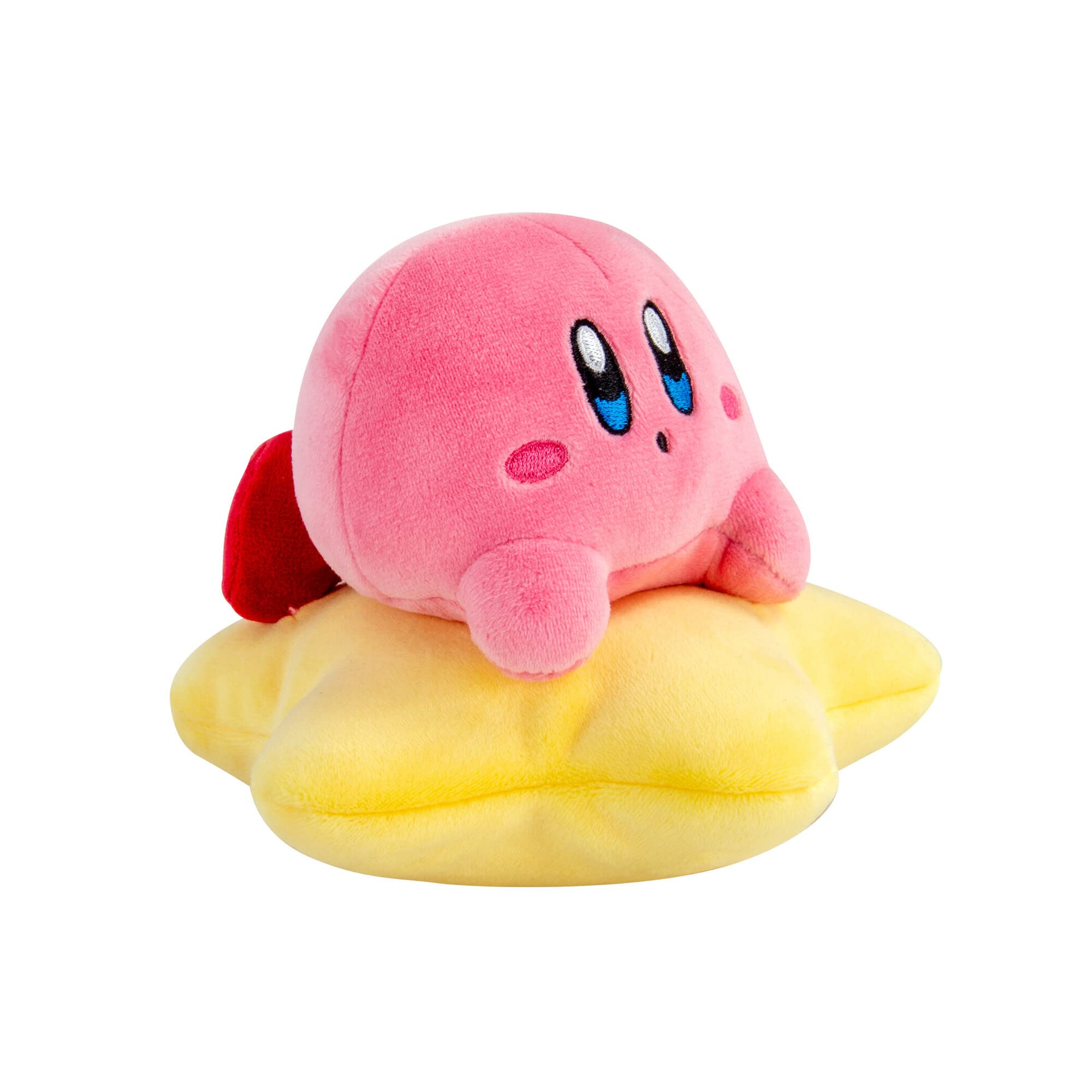 Kirby Warpstar Riding Plush Toy - 6" Officially Licensed Club Mocchi Mocchi Pink Squishy Fabric Plush 10