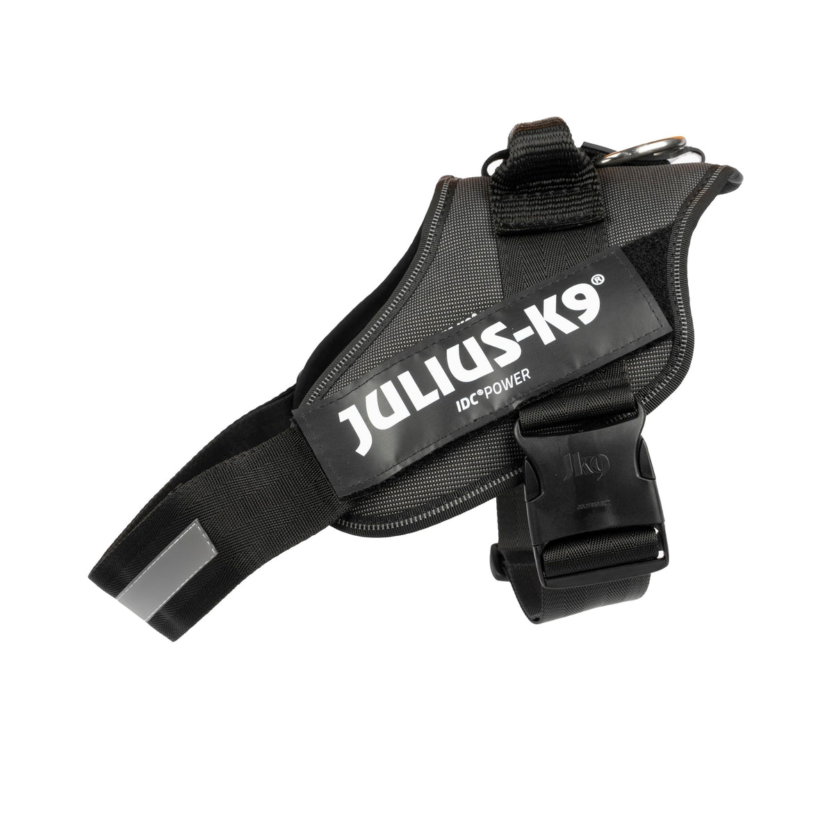Julius-K9 IDC Powerharness Vest Harness - Size 1/L, Black-Gray