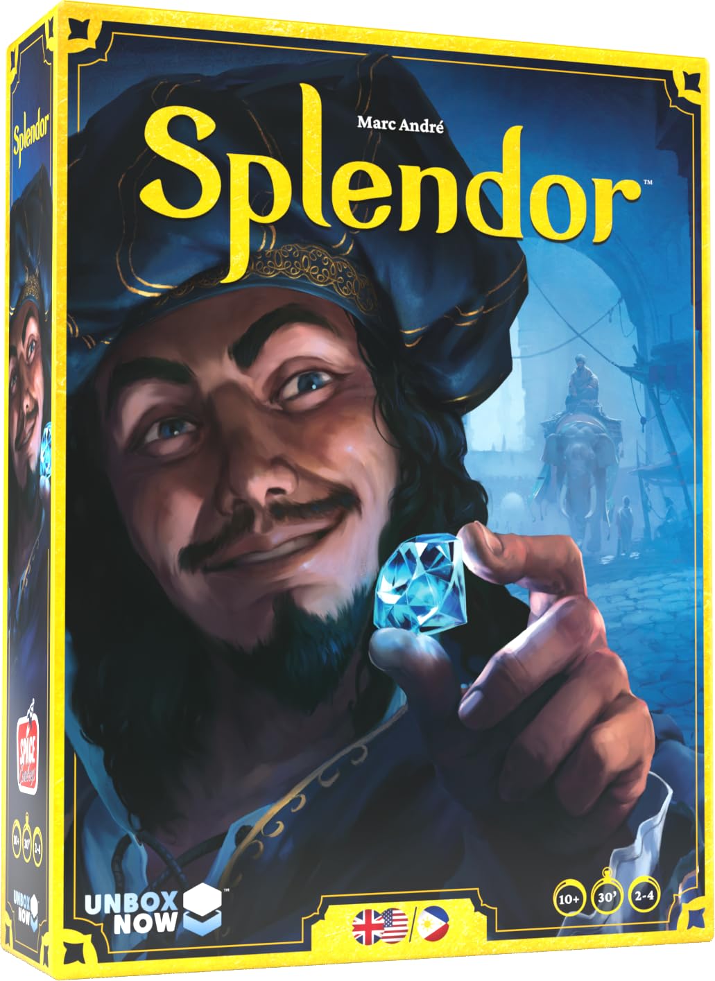 Asmodee Splendor Board Game - Renaissance Merchants | 2-4 Players | Ages 10+ | 30 Min 1