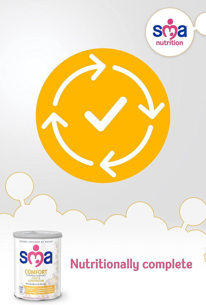 SMA Comfort Baby Milk Powder Formula, 800g - For Colic and Constipation Relief