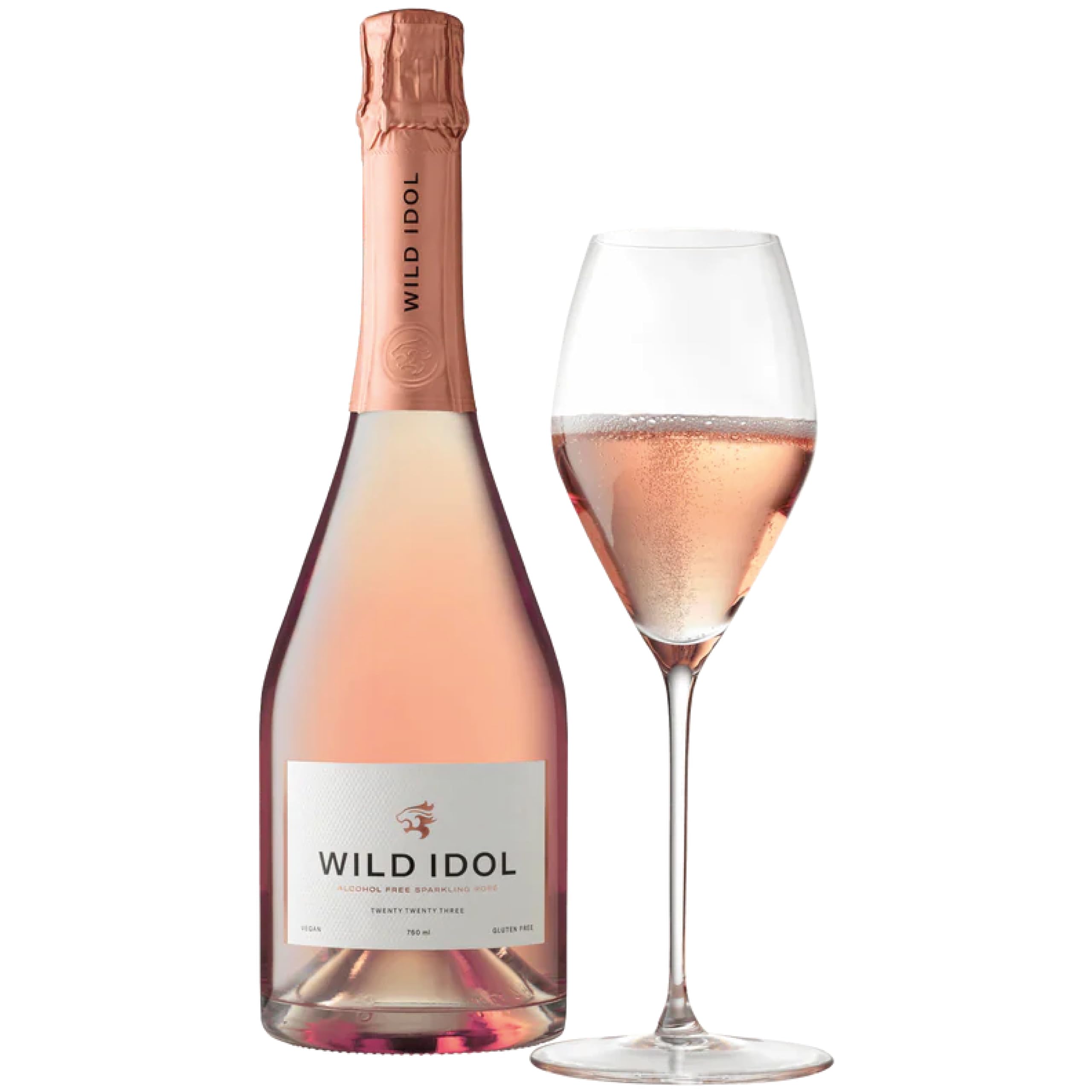 Wild Idol Non-Alcoholic Sparkling Rosé 75cl 0.0% | Vegan, Gluten-Free, No Added Sugar 4