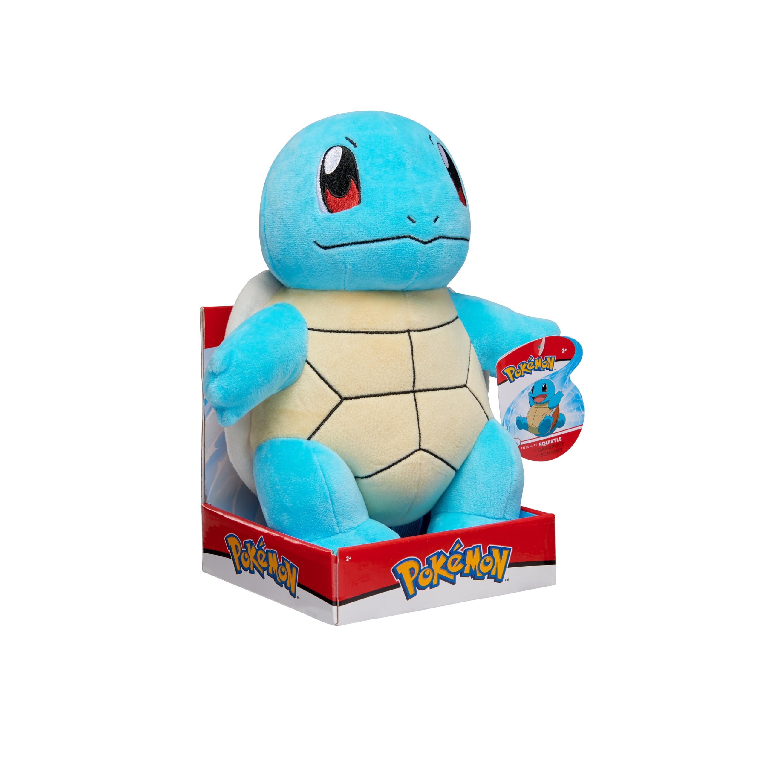 Pokémon Squirtle 12-Inch Soft Plush - Authentic Details | Polyester | Ages 2+ 4