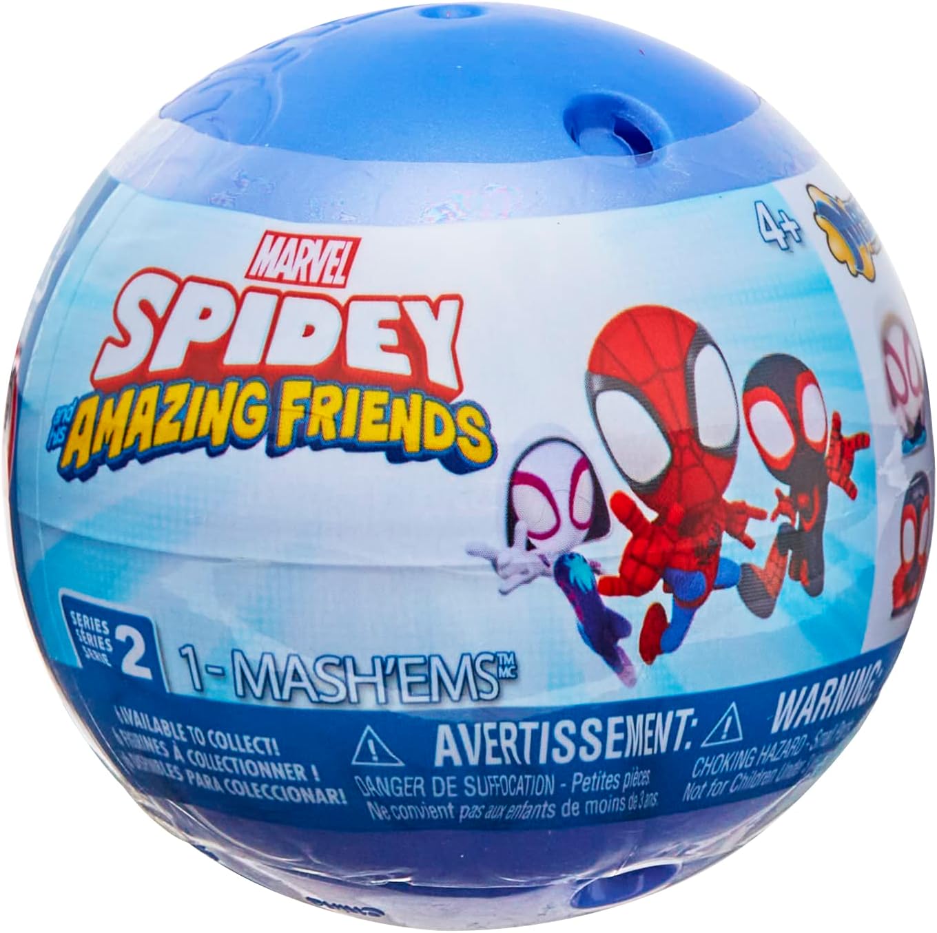 Mash"ems Spidey and His Amazing Friends - Squishy Collectible Capsule, Styles May Vary 2