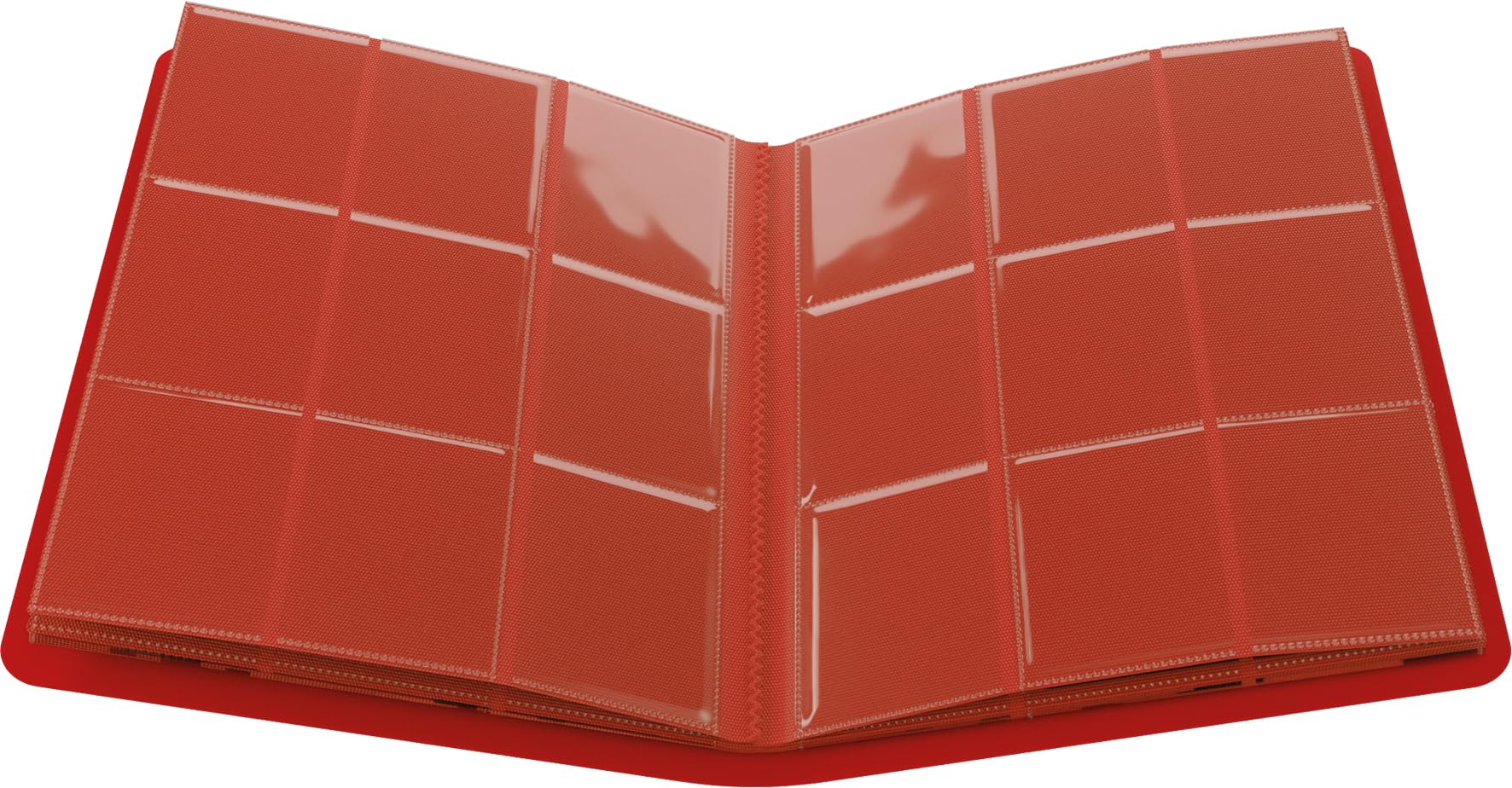 Gamegenic Casual Album - 18-Pocket Red Trading Card Storage | Holds 360 Sleeved Cards 3