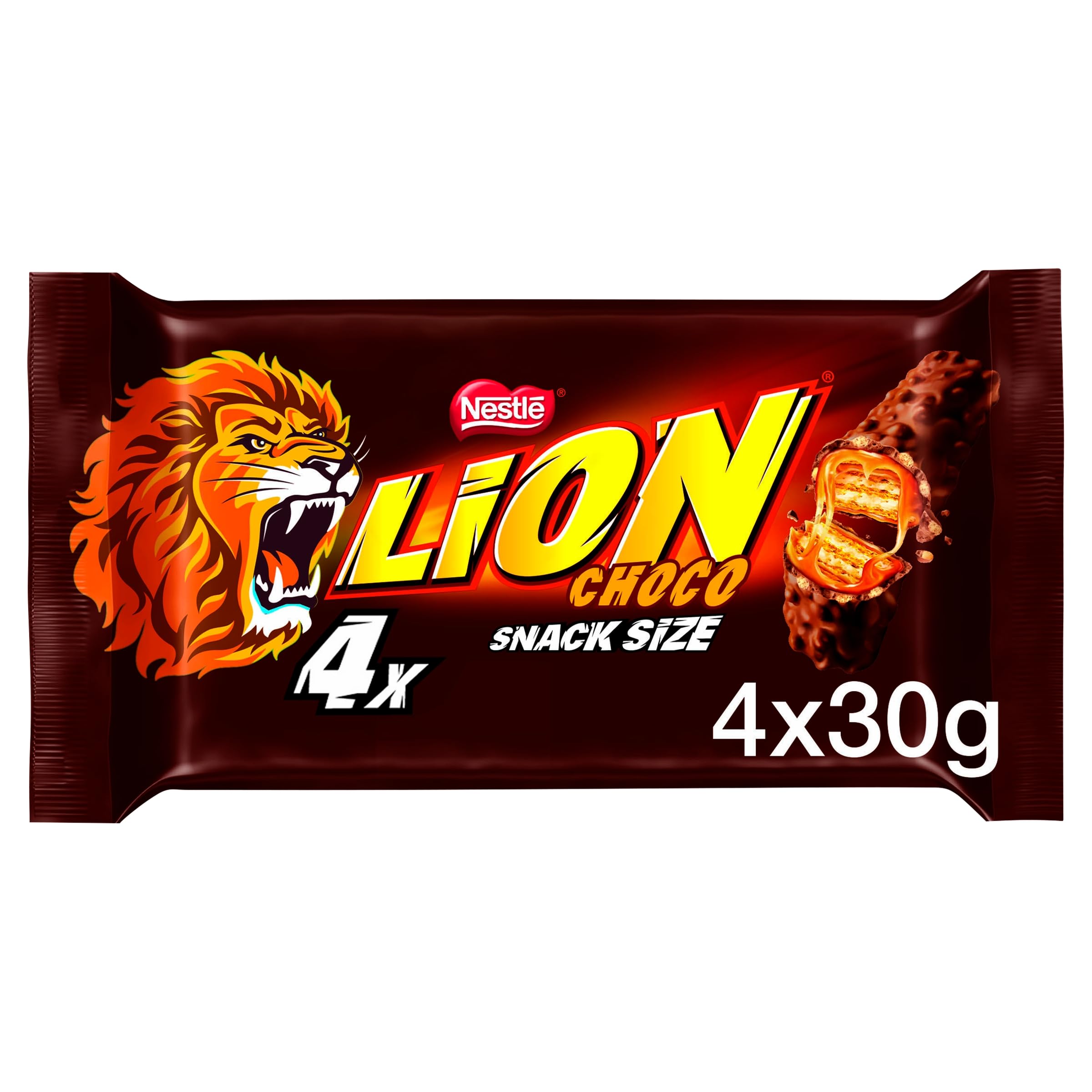 Nestlé Lion Milk Chocolate Bar Multipack | 10 Packs of 4 Bars (40 Total Bars) | 30g Each