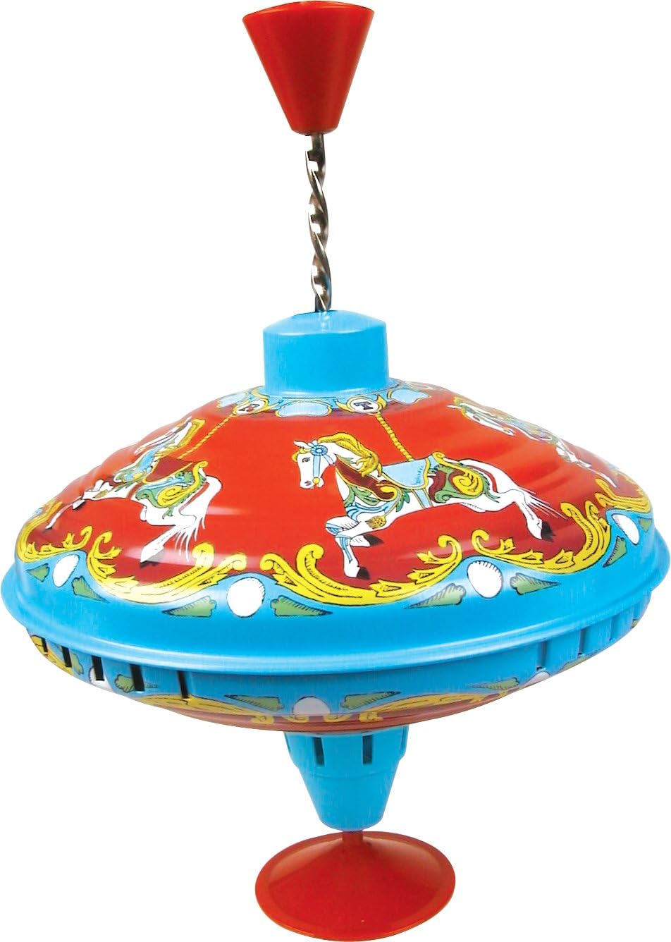Tobar Carousel Humming Top - Metal Spinning Toy for Kids 4+ 2