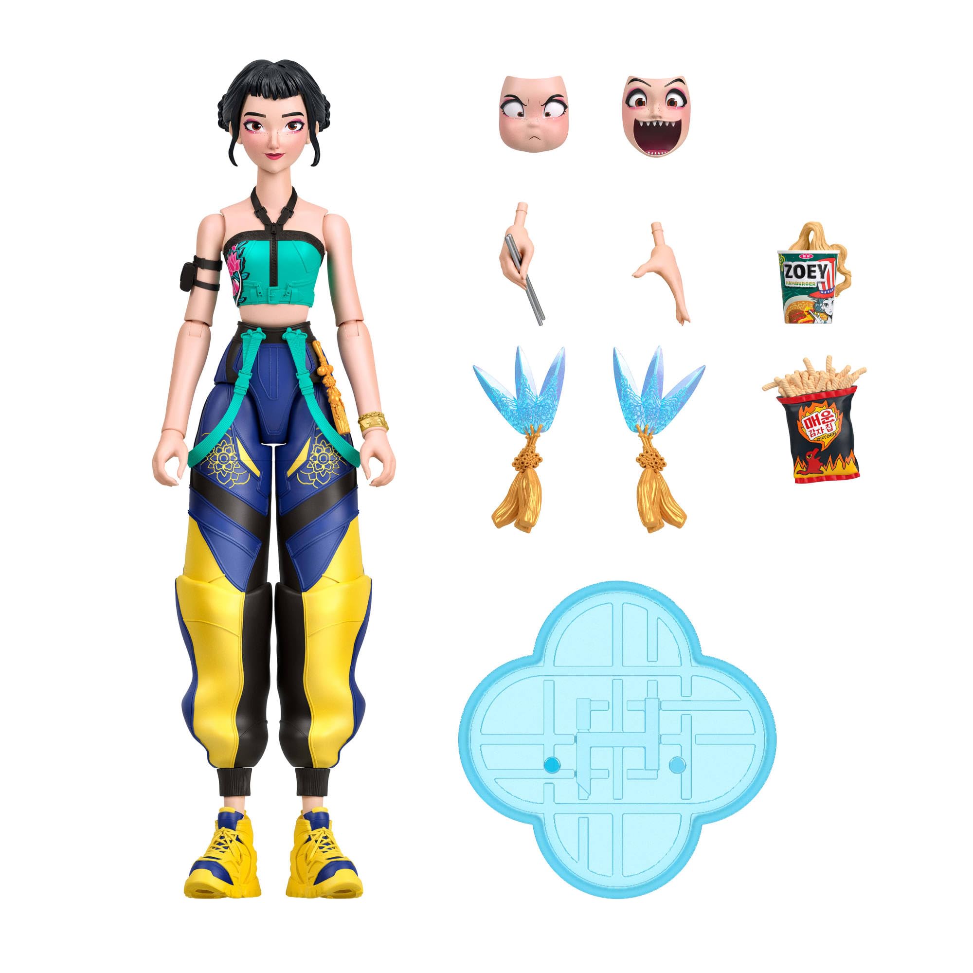 Mattel KPop Demon Hunters Zoey Action Figure - 5.6-Inch Scale, 20 Points of Articulation, Ages 4+