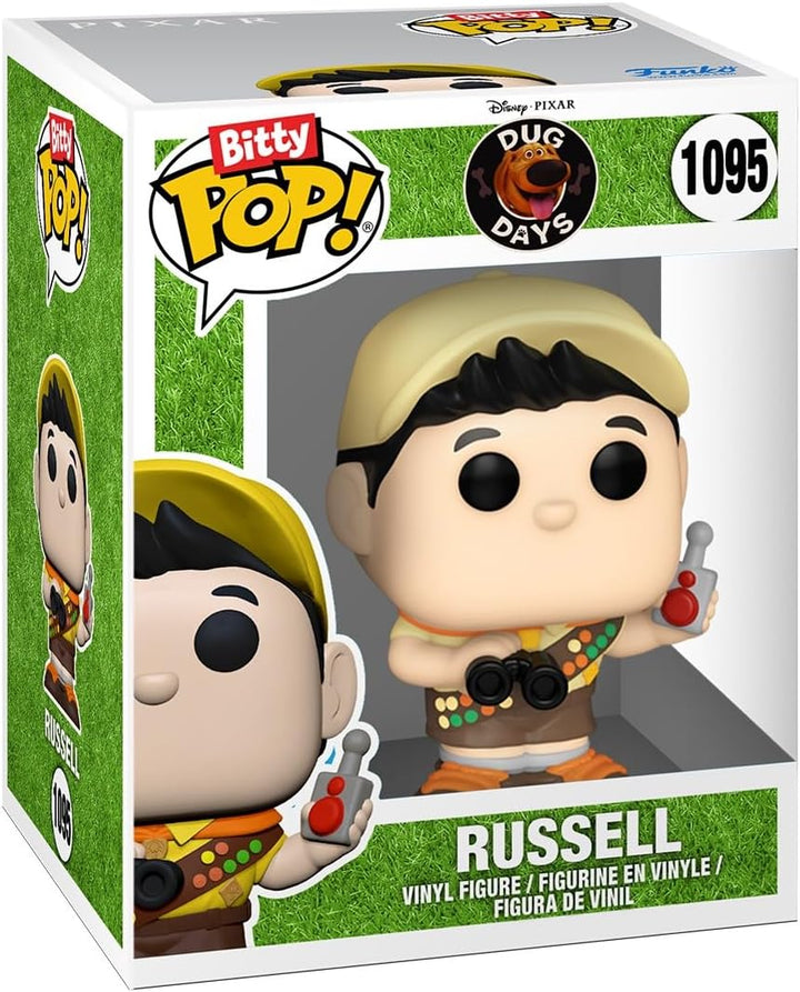 Funko Bitty Pop! Pixar - UP 4PK - Carl, Russell (Dug Days), Dug and A Surprise Vinyl Figure Set