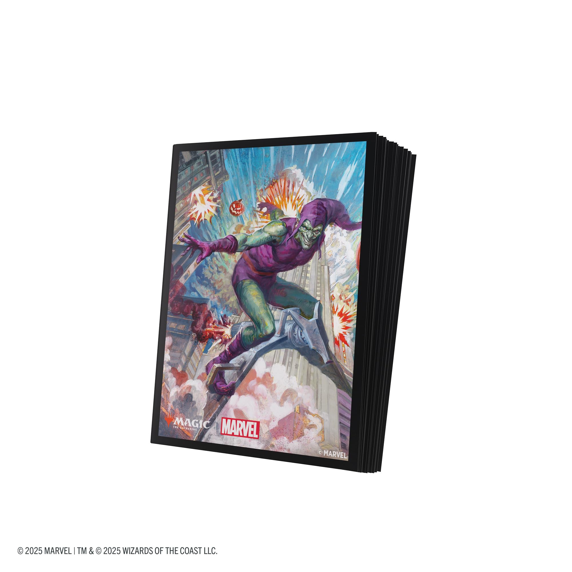 Gamegenic Magic: The Gathering Premium Art Sleeves - Green Goblin | 105 Count | Matte Back 2