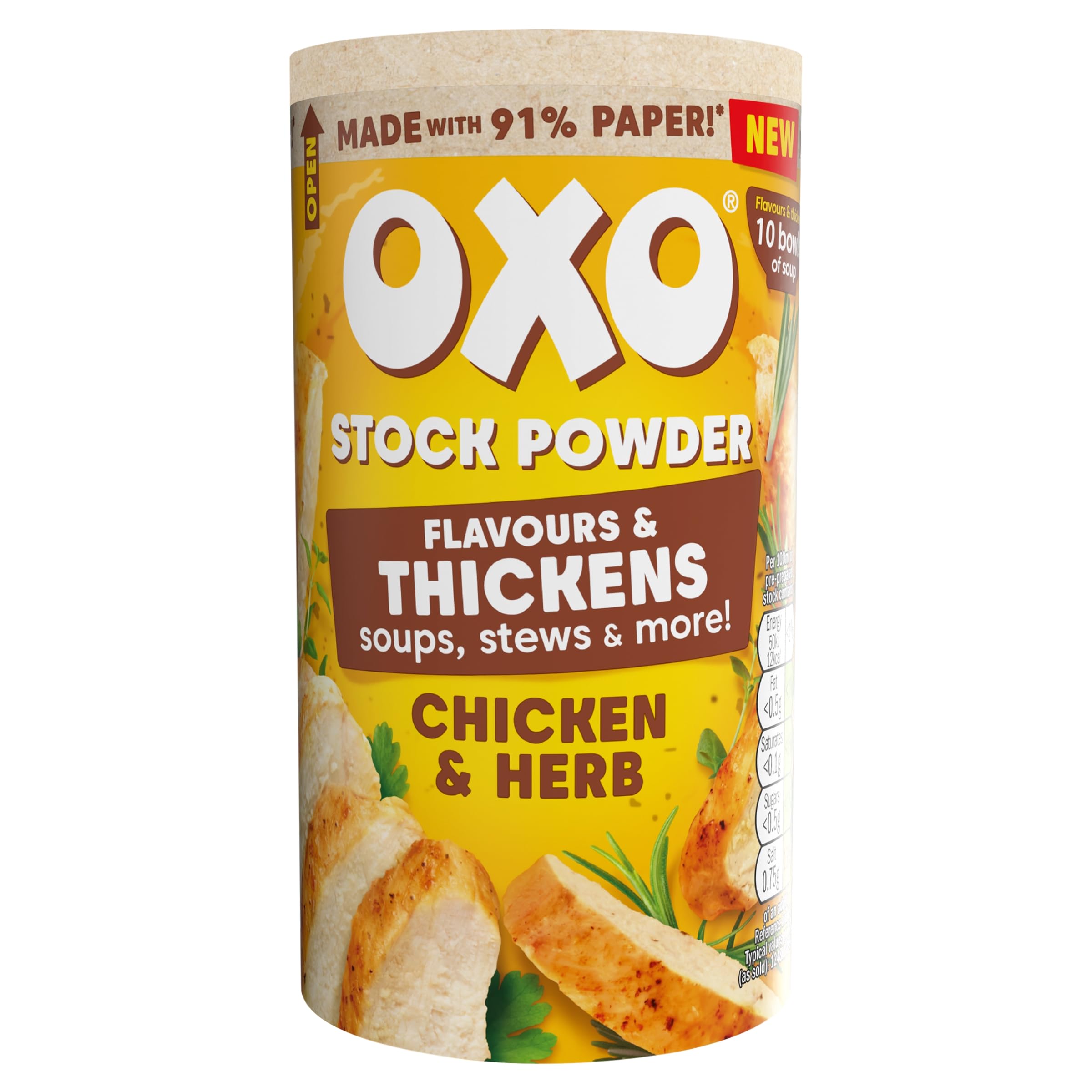 OXO Chicken & Herb Stock Powder - Flavourful Base | 100g | Powder Format 2