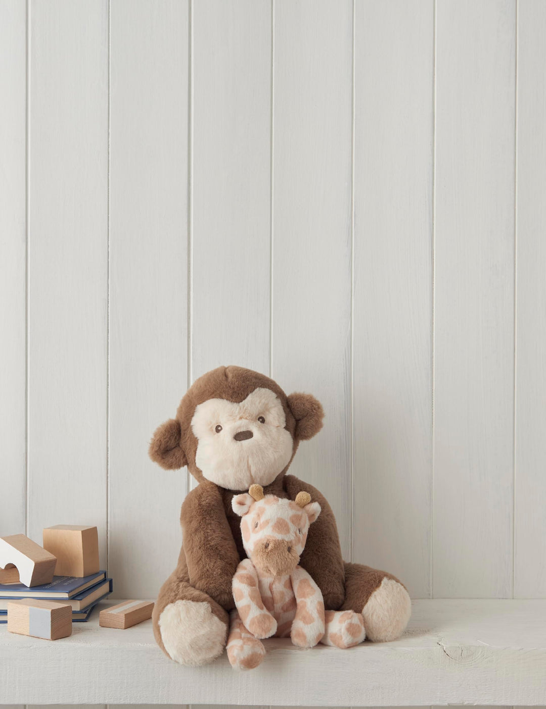 Mamas & Papas Welcome to the World Small Beanie Toy - Monty Monkey Plush for Newborns
