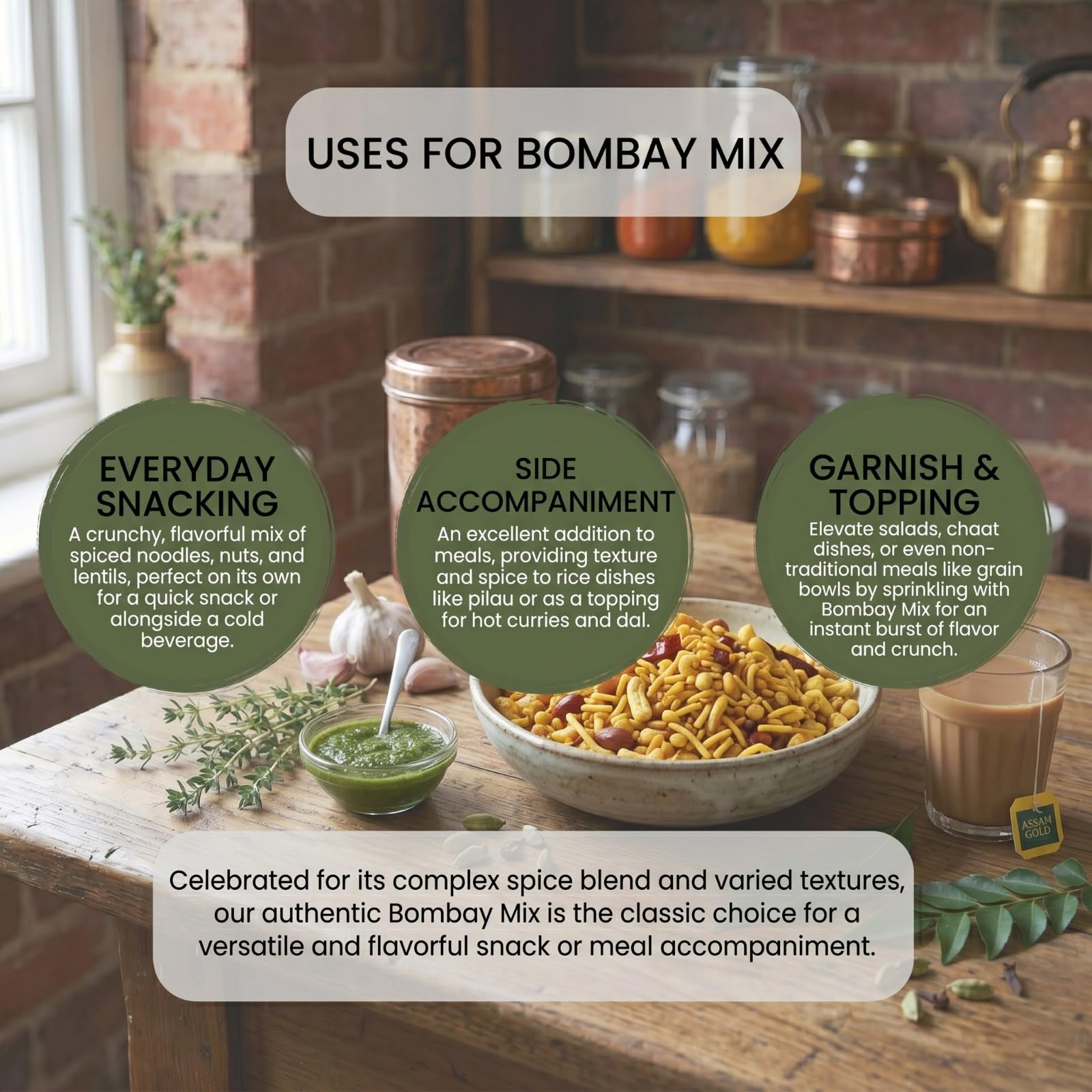 Minton & Donello Bombay Mix - Authentic Indian Savoury Snack | 500g 5