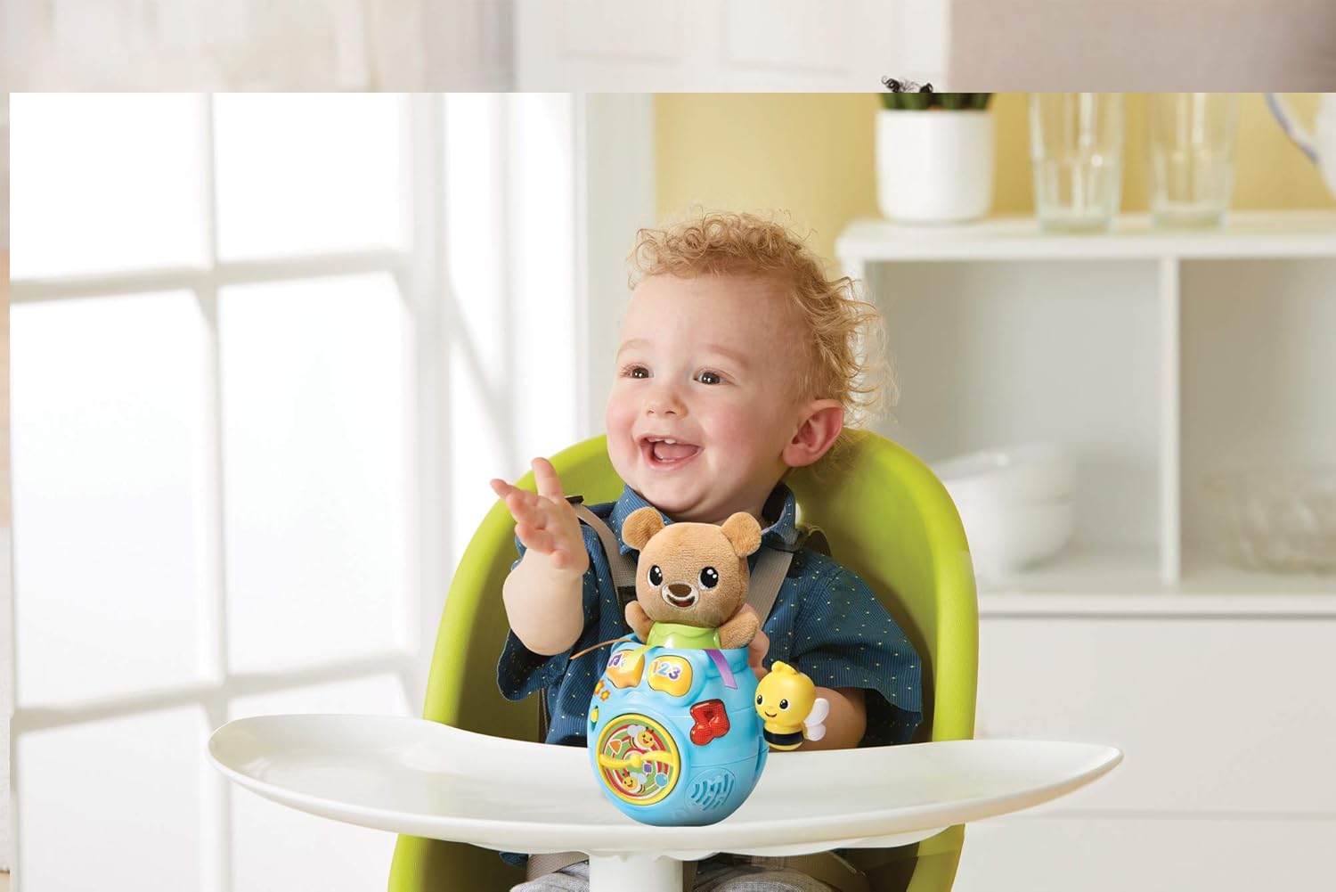 VTech Peek-a-Boo Bear - Interactive Musical Plush Toy for Babies 6-36 Months 2
