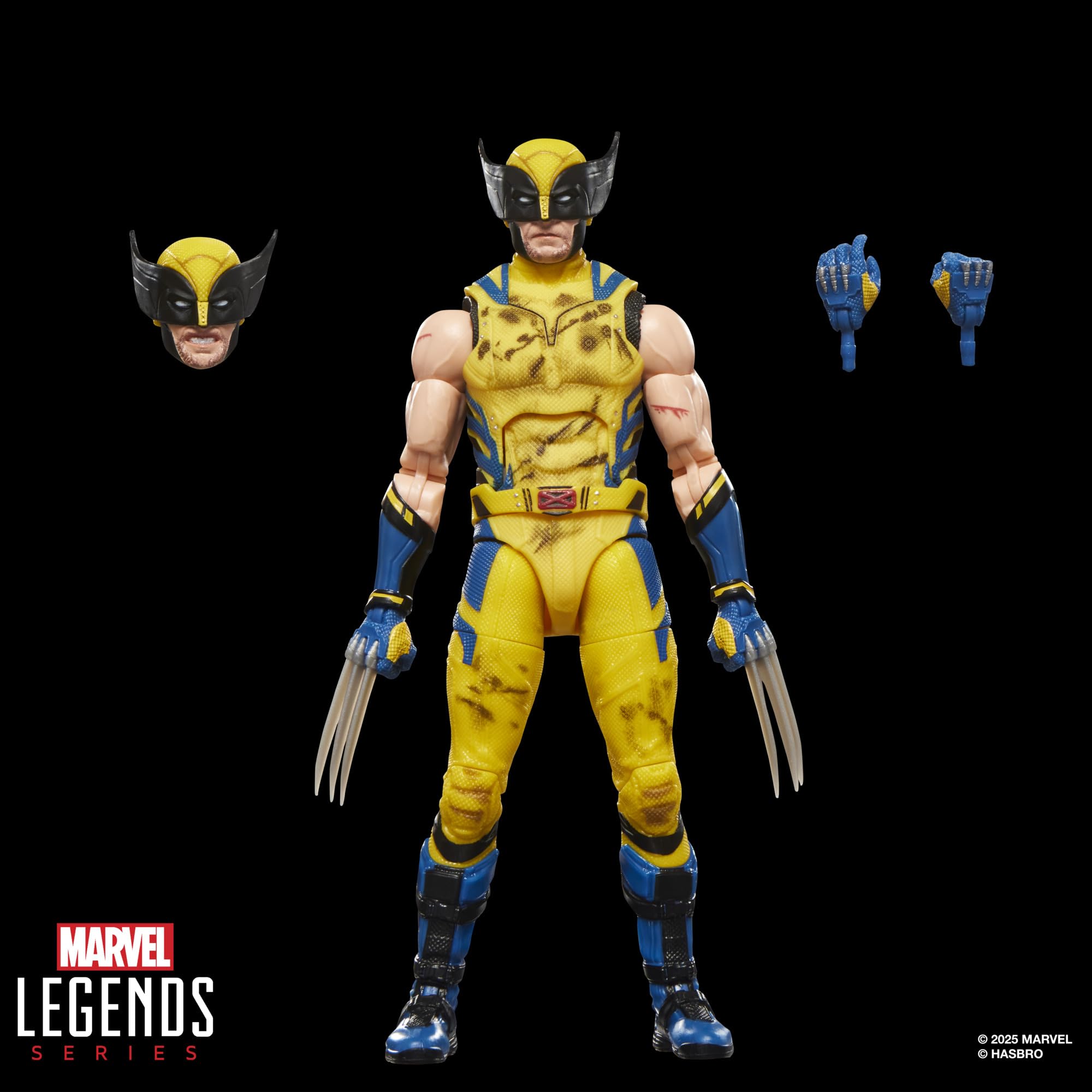 Marvel Legends Series Wolverine Action Figure - 6-Inch Scale, Movie-Inspired Design | Hasbro