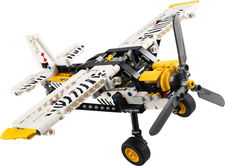 LEGO Technic Bush Plane Toy - 333-Piece Building Set with Spinning Propeller for 8+ Year Olds