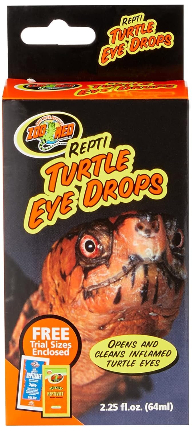 Zoo Med Repti Turtle Eye Drops for Reptiles and Turtles | Vitamin A Deficiency Prevention | 64 ml