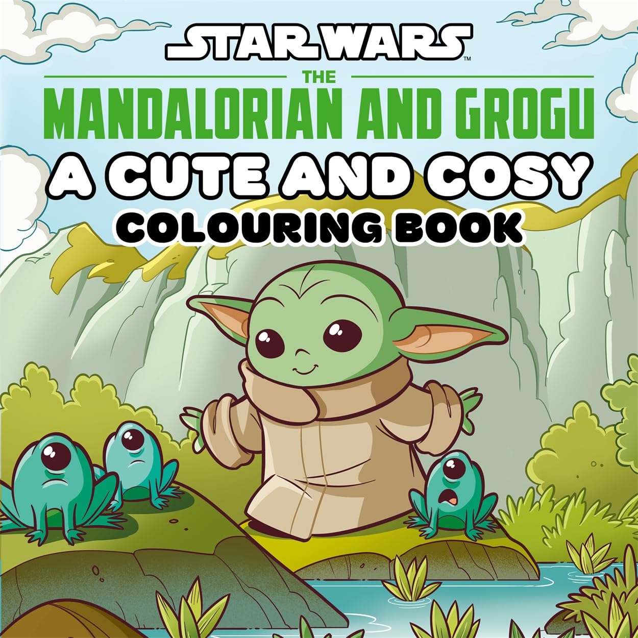 Studio Press Star Wars The Mandalorian and Grogu: A Cute and Cosy Colouring Book | Paperback | English
