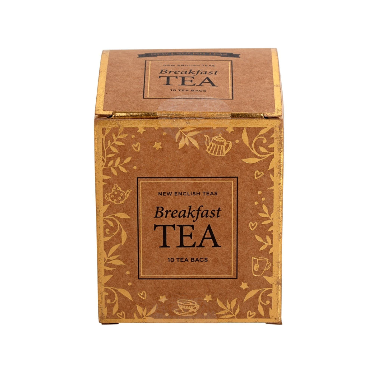 New English Teas English Breakfast Tea Bags - 10 Count Kraft Box